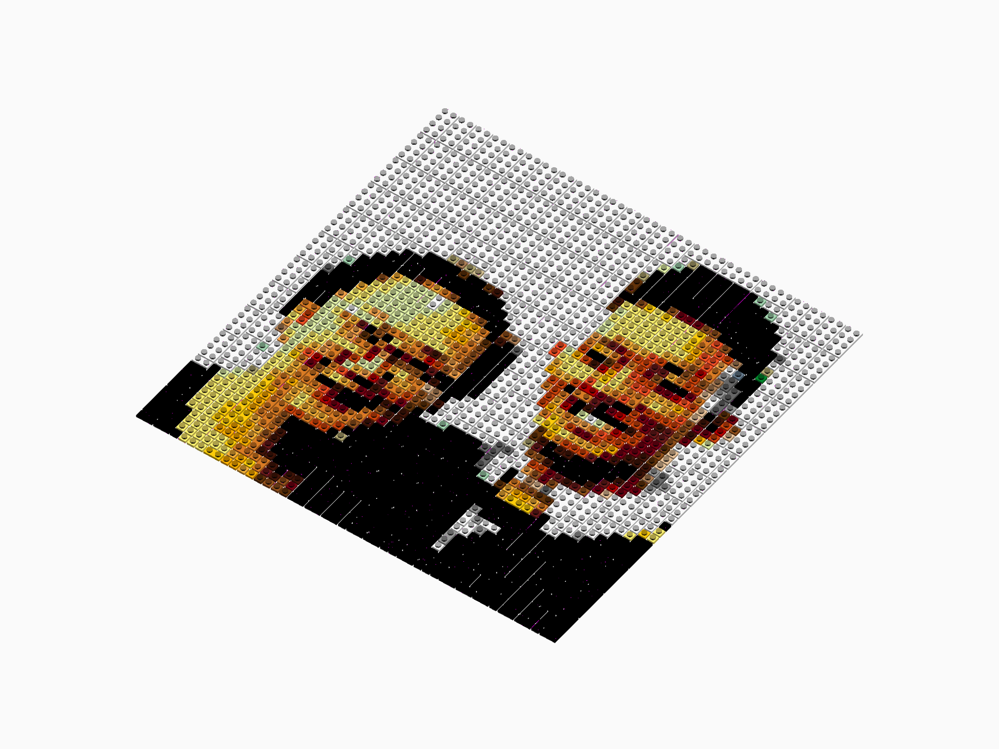 Custom Brick Mosaic
