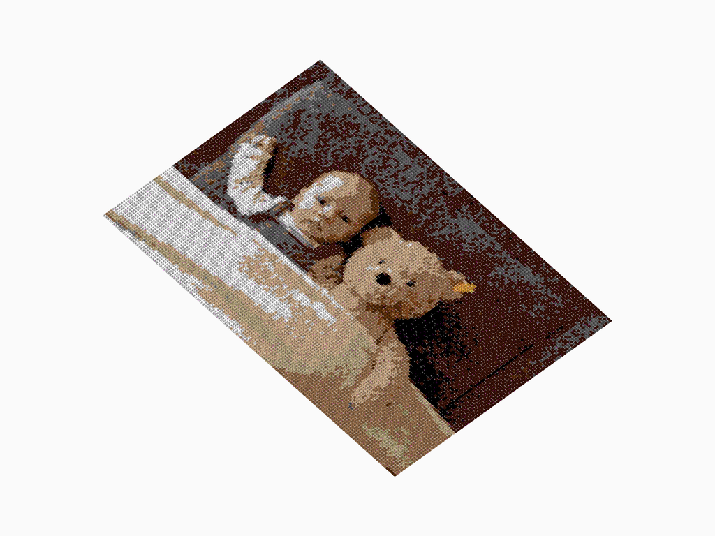 Custom Brick Mosaic