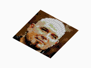 Custom Brick Mosaic