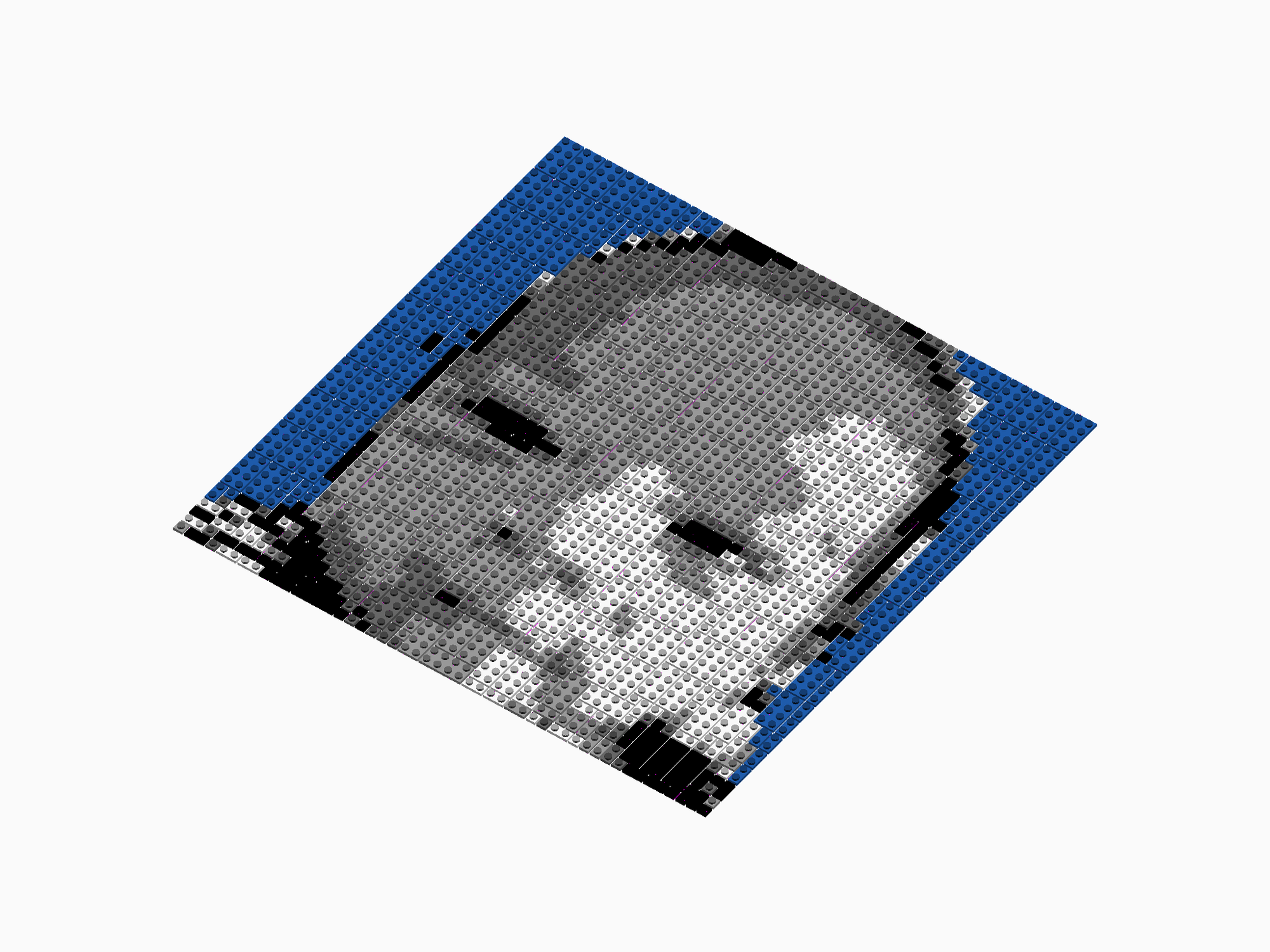 Custom Brick Mosaic