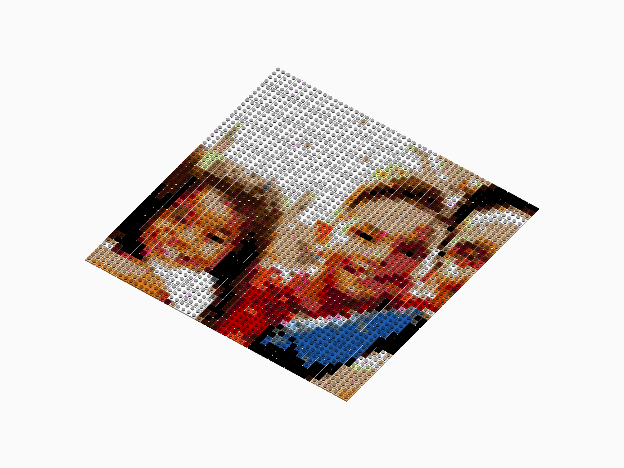 Custom Brick Mosaic