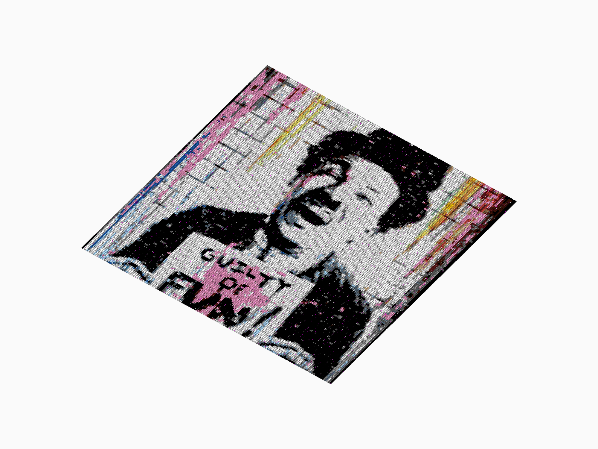 Custom Brick Mosaic