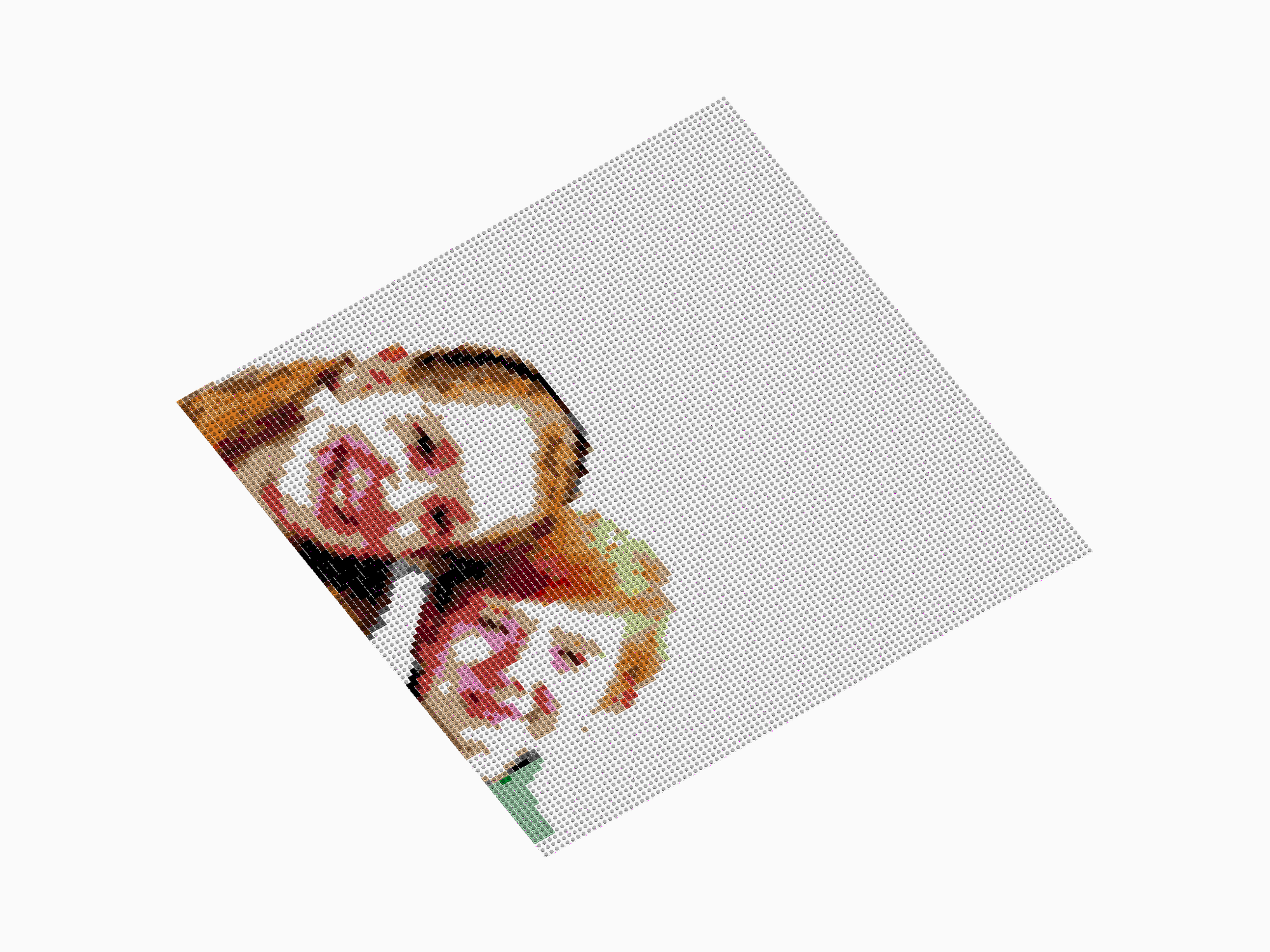 Custom Brick Mosaic