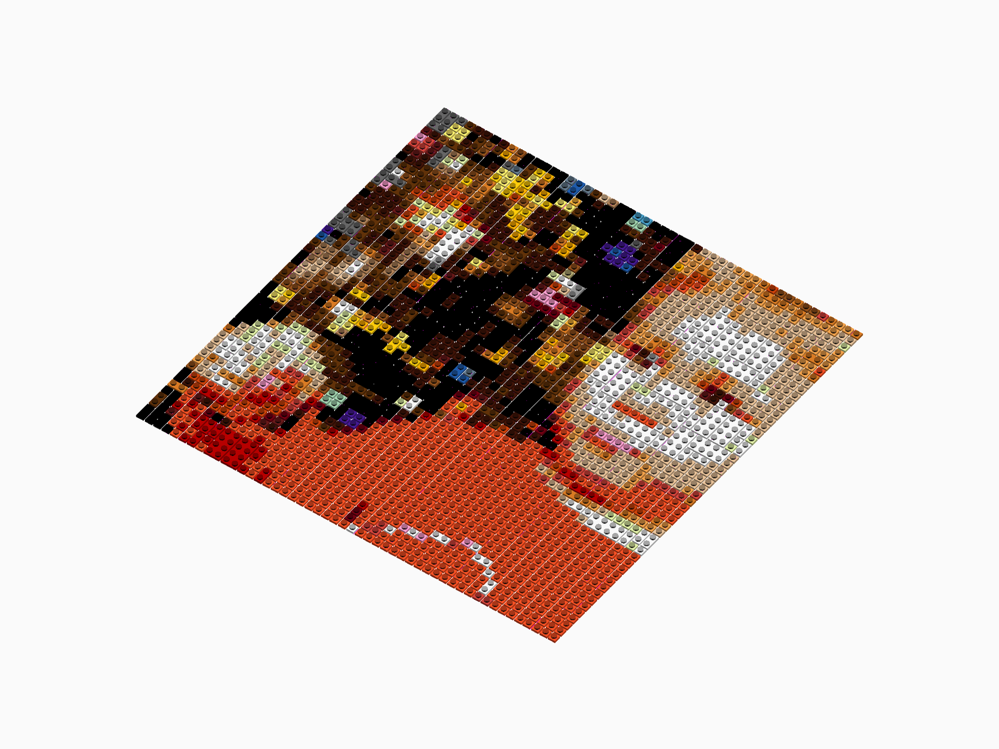Custom Brick Mosaic