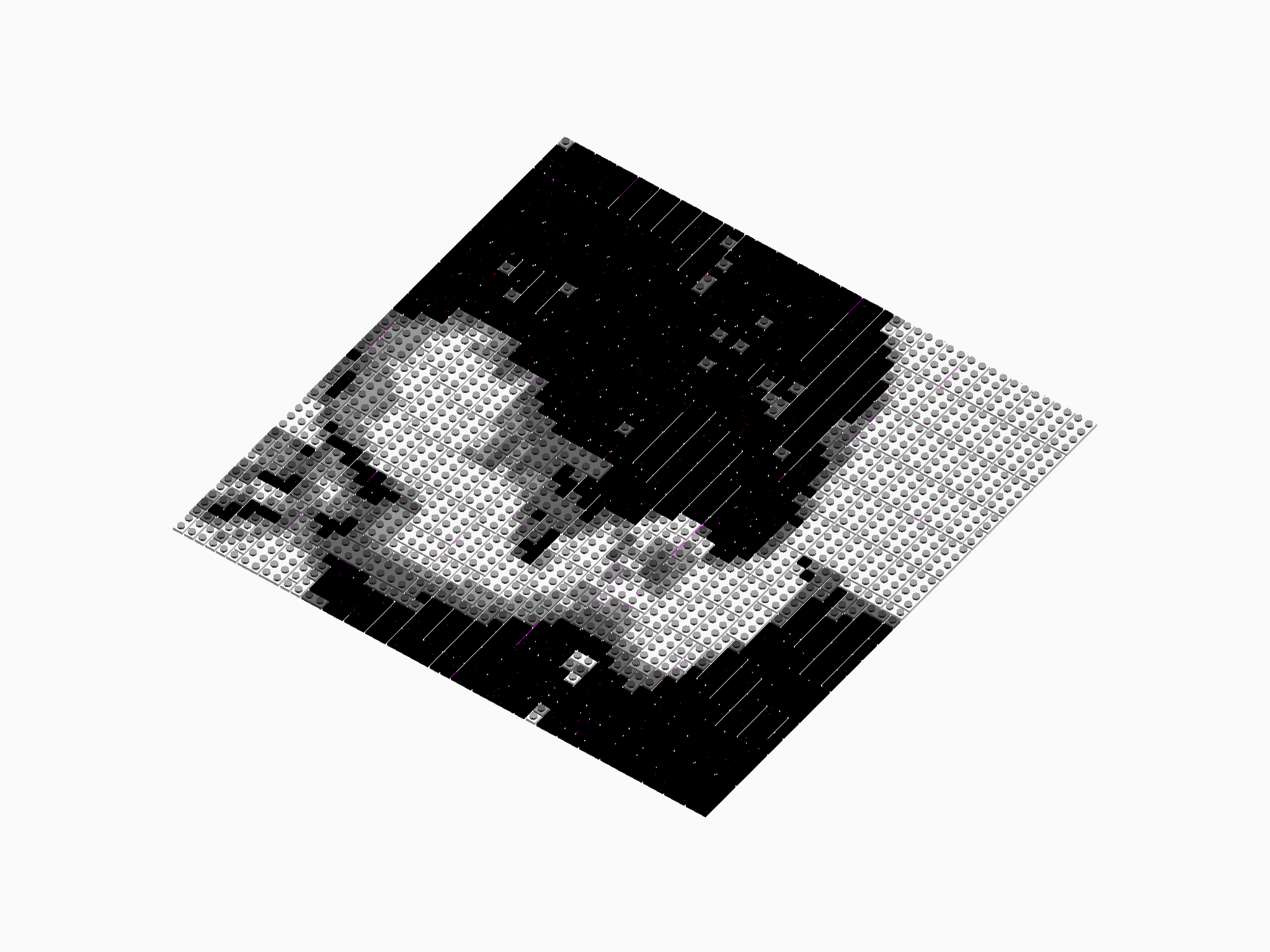 Custom Brick Mosaic