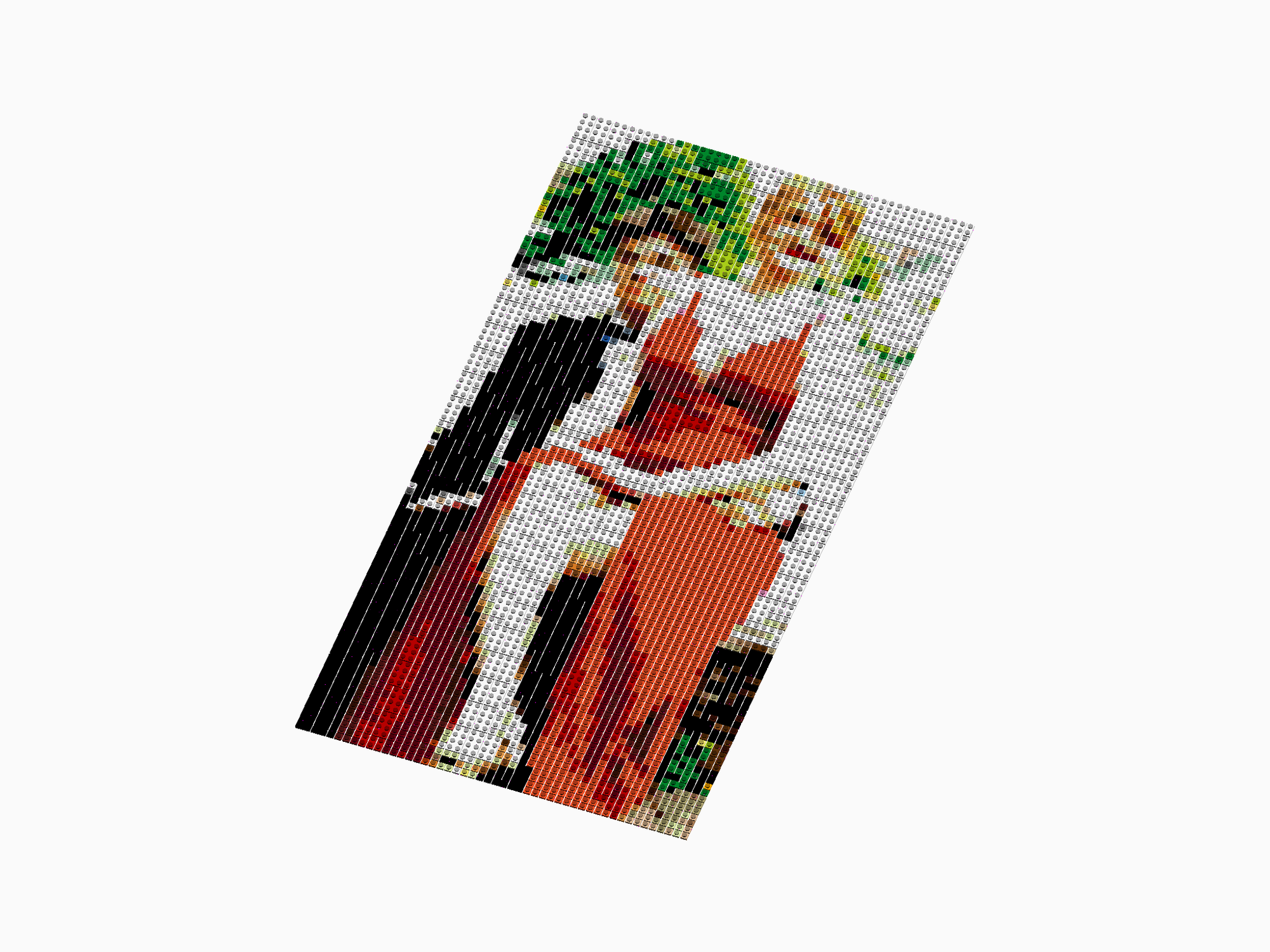 Custom Brick Mosaic