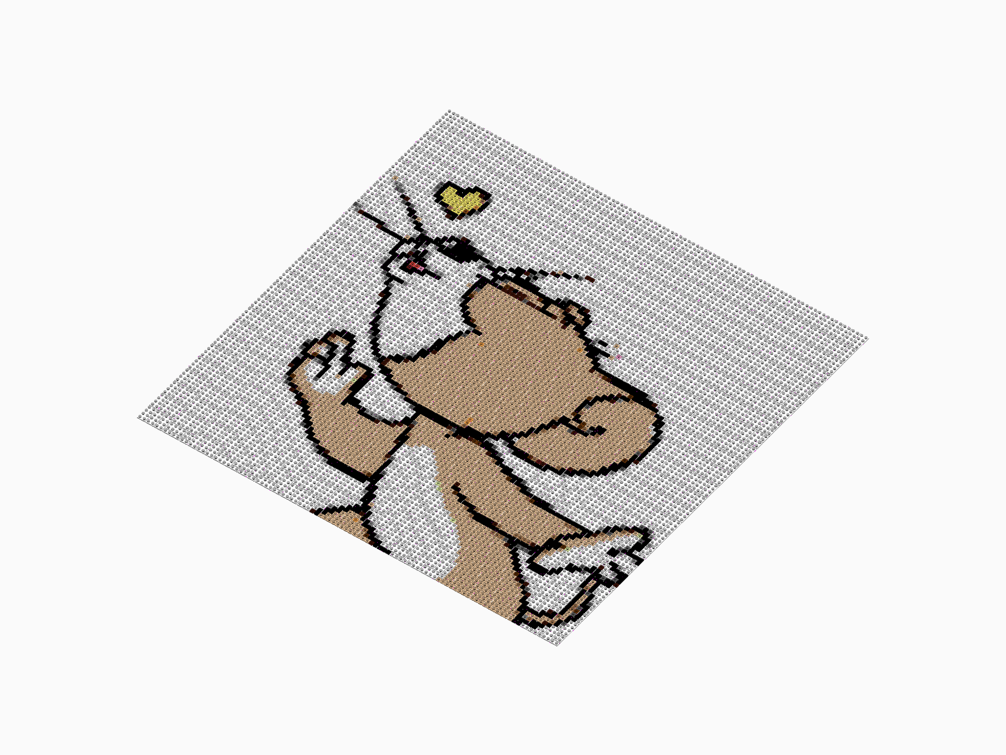 Custom Brick Mosaic