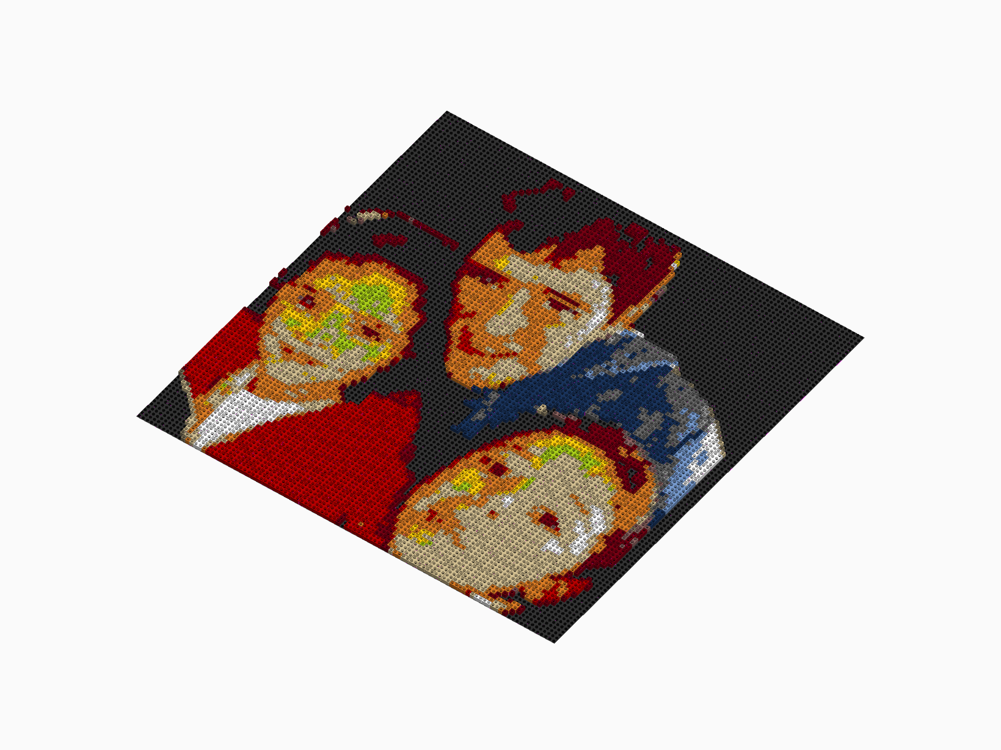 Custom Brick Mosaic