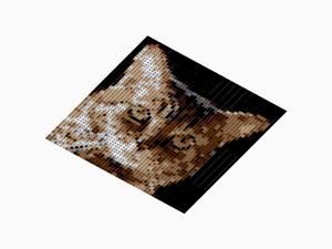 Custom Brick Mosaic