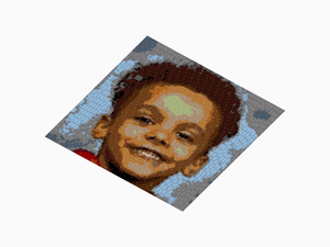 Custom Brick Mosaic