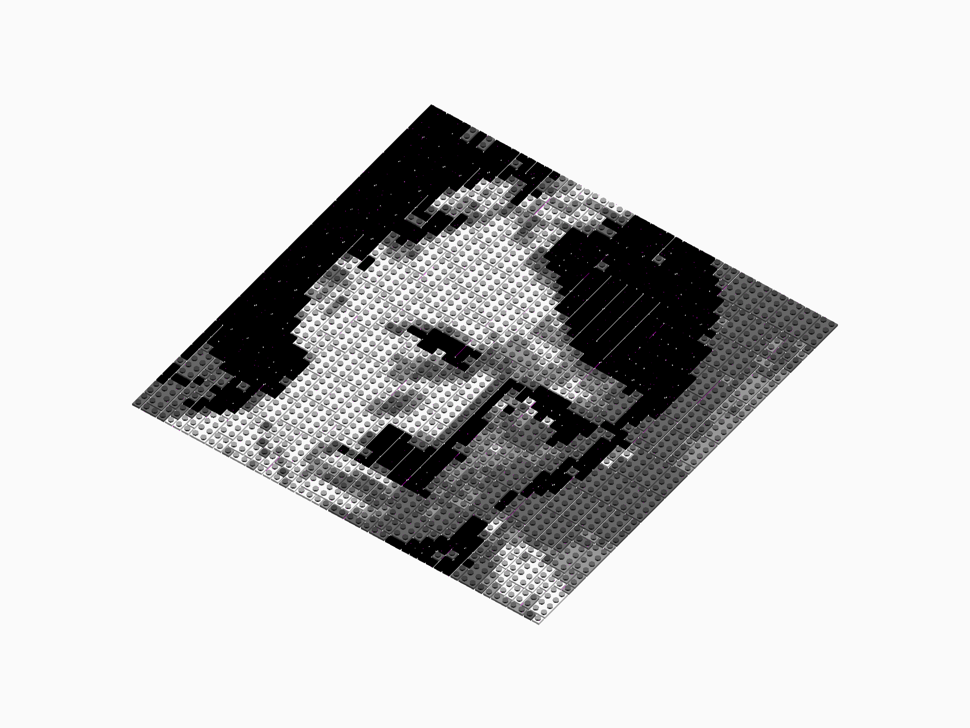 Custom Brick Mosaic