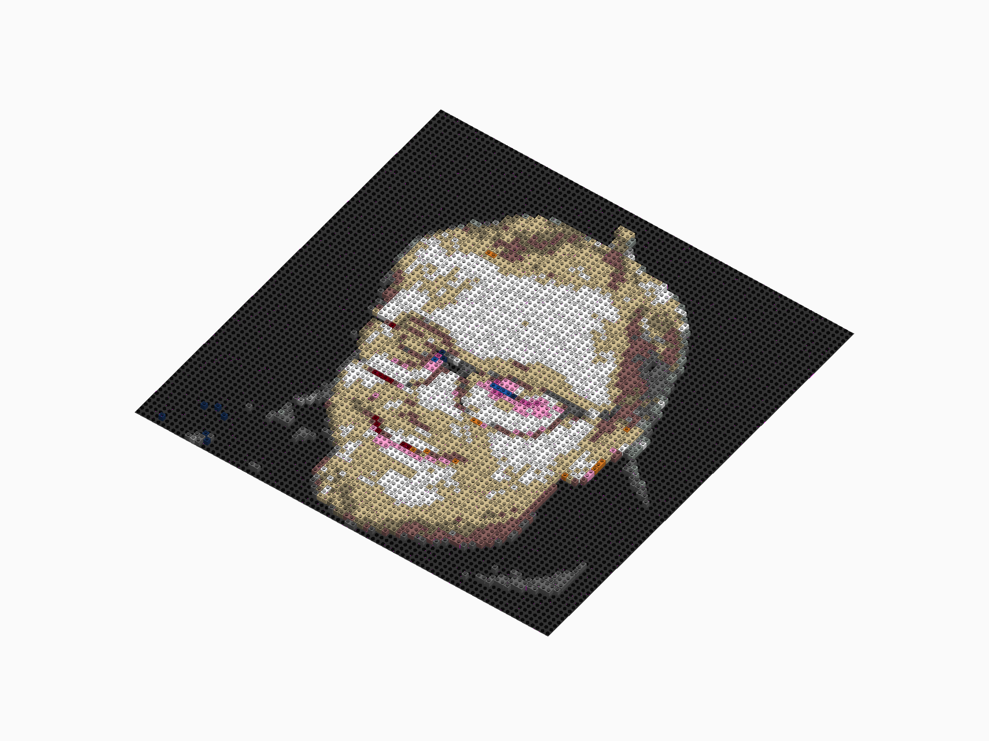Custom Brick Mosaic