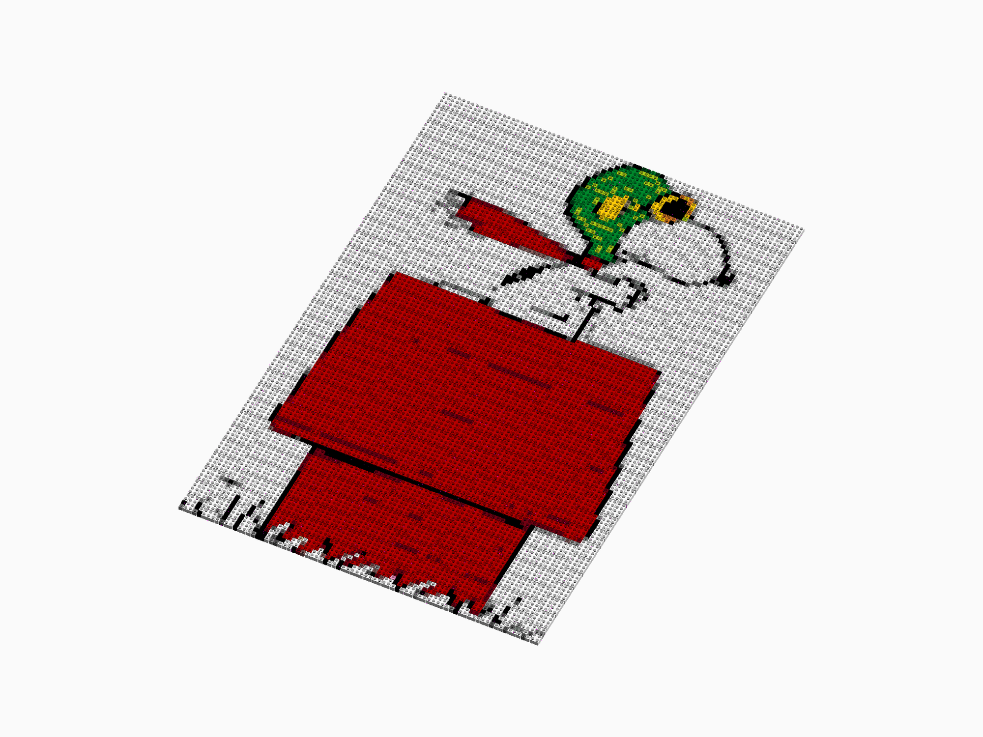 Custom Brick Mosaic