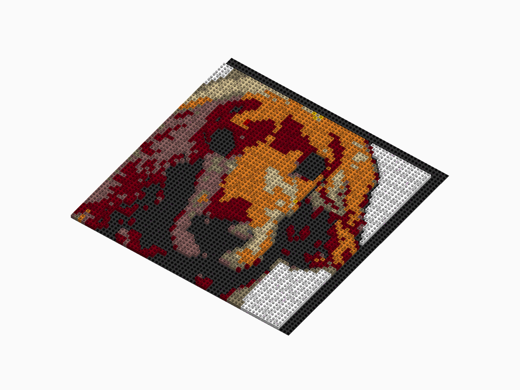 Custom Brick Mosaic