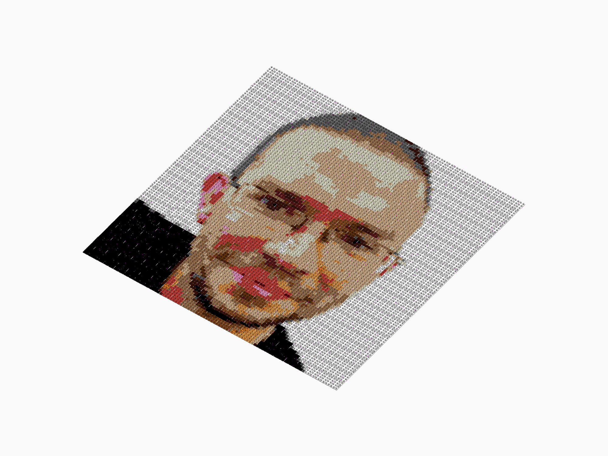 Custom Brick Mosaic