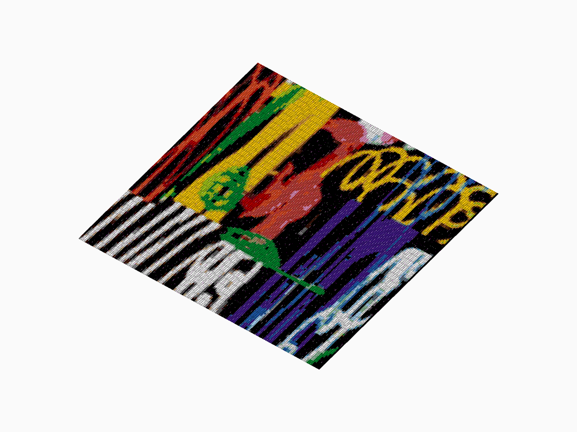 Custom Brick Mosaic