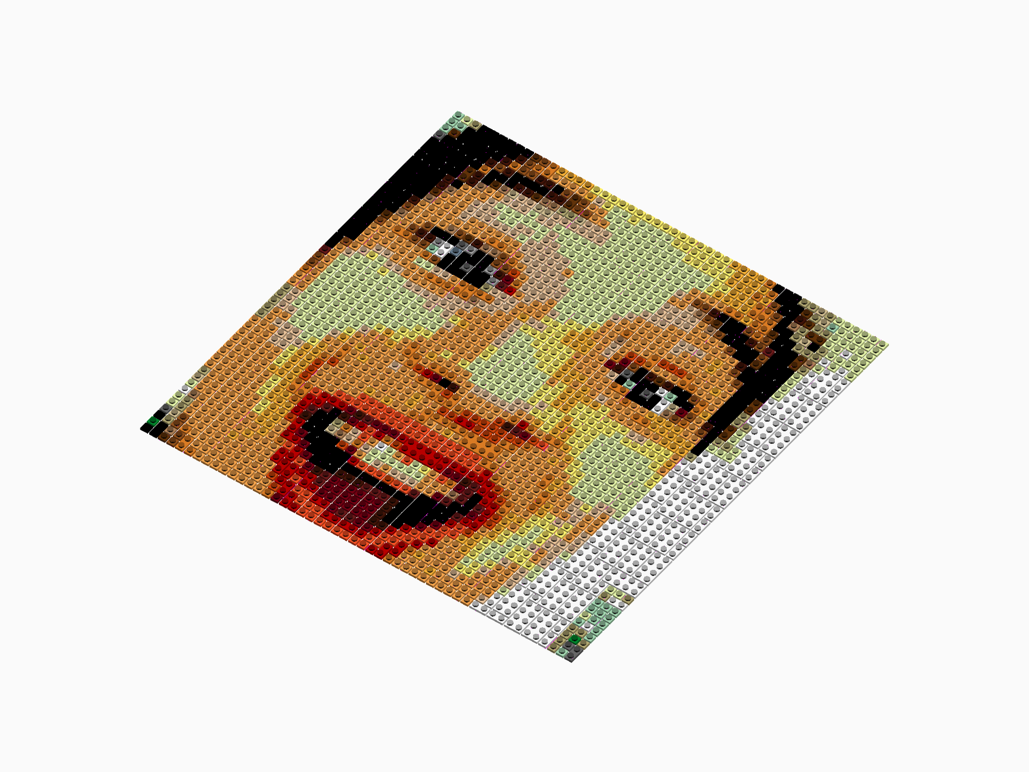 Custom Brick Mosaic