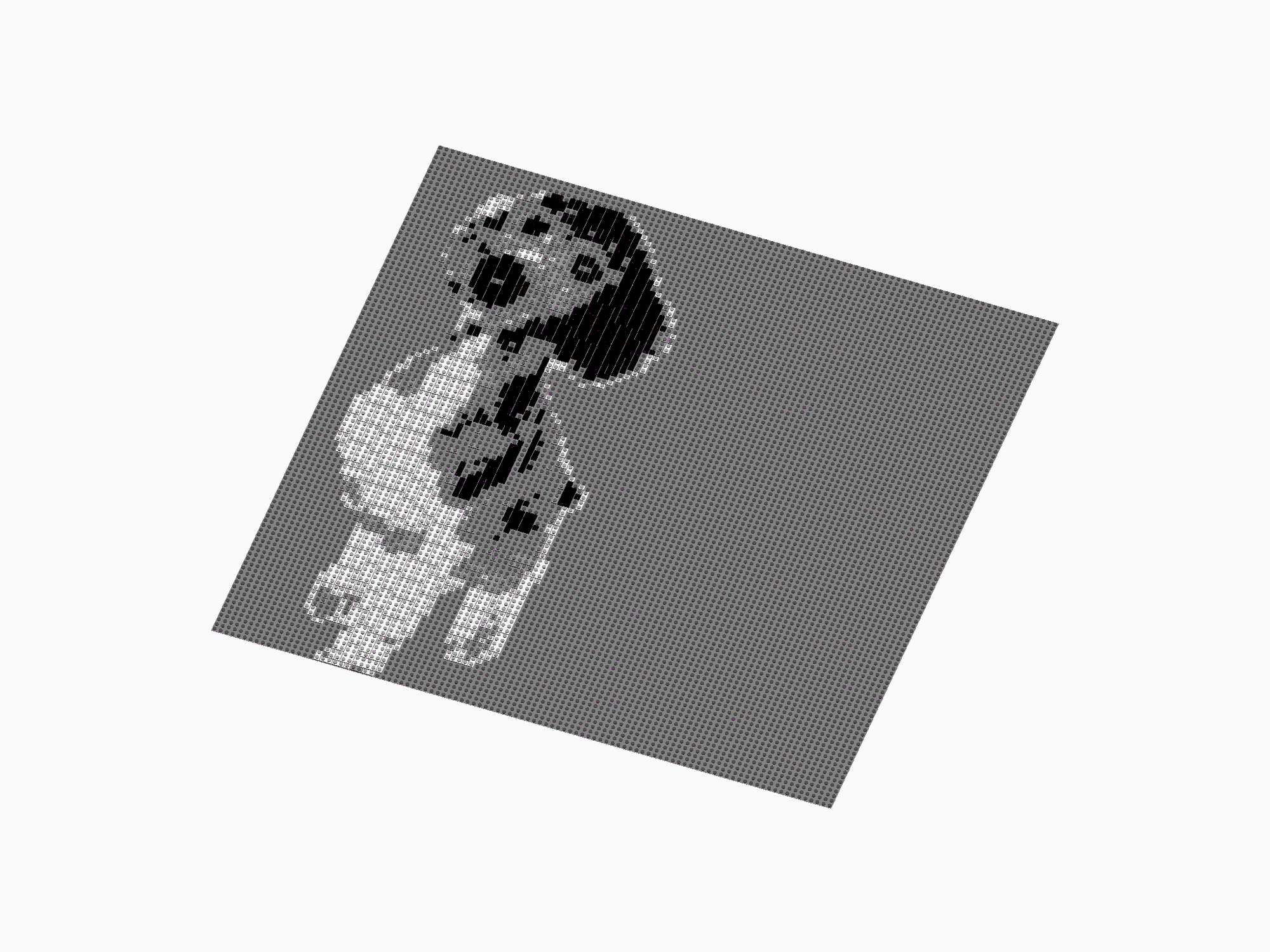 Custom Brick Mosaic