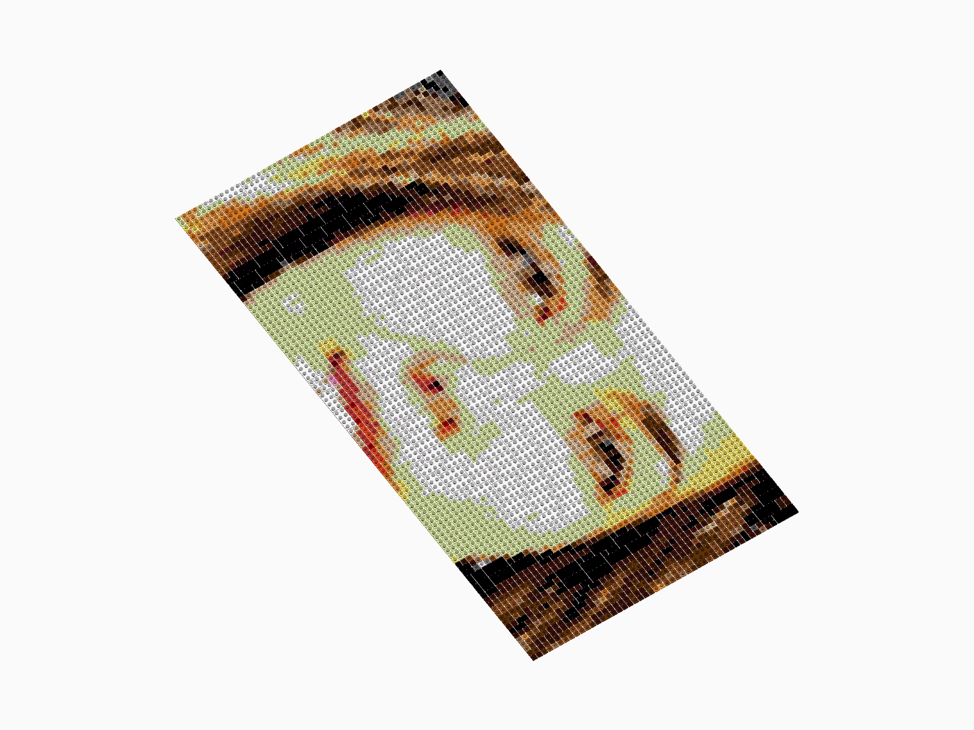 Custom Brick Mosaic