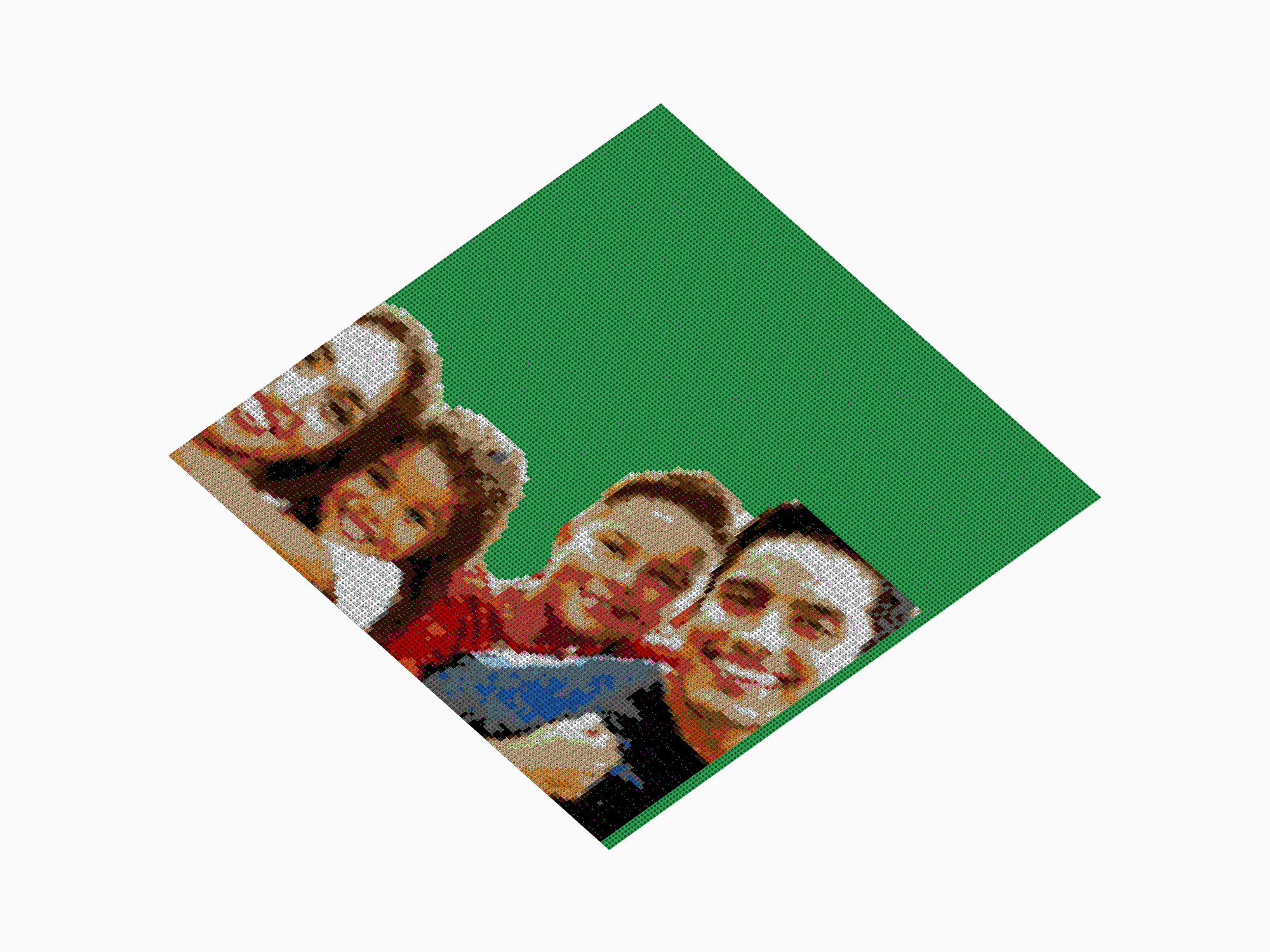 Custom Brick Mosaic
