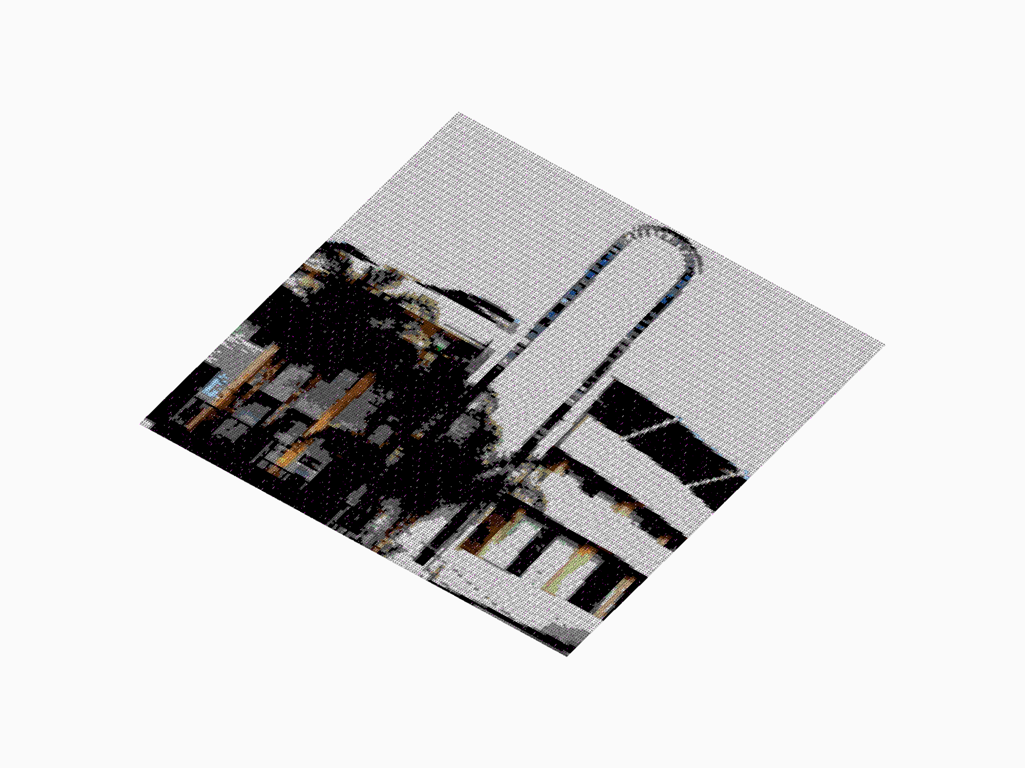 Custom Brick Mosaic