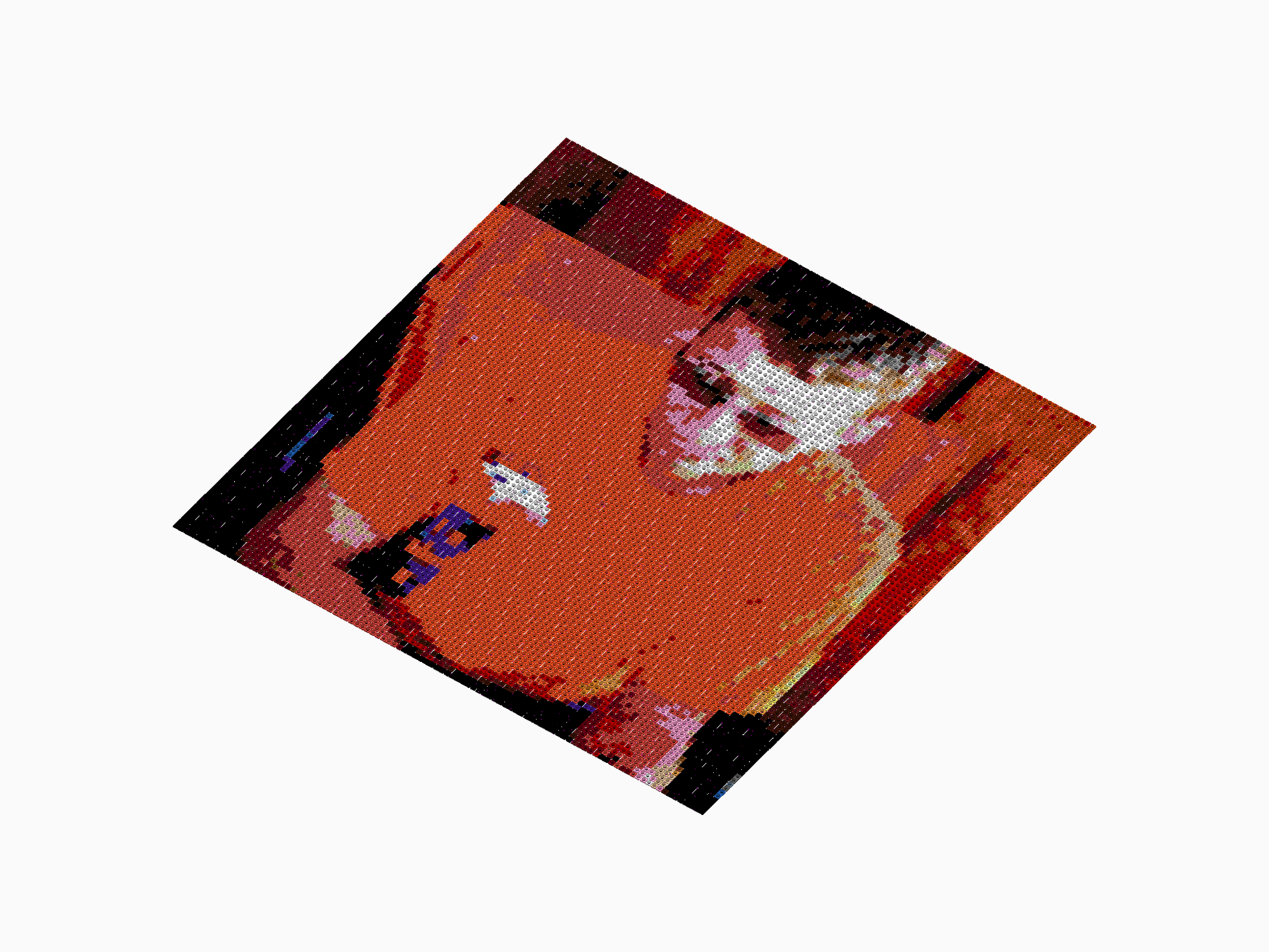 Custom Brick Mosaic
