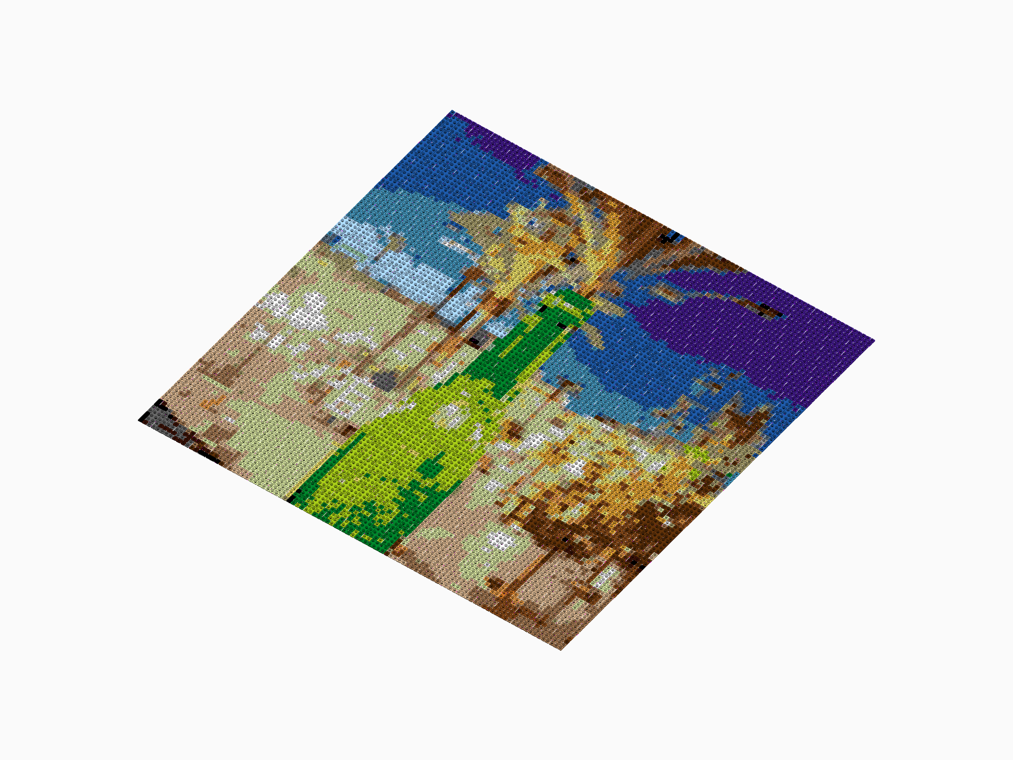 Custom Brick Mosaic