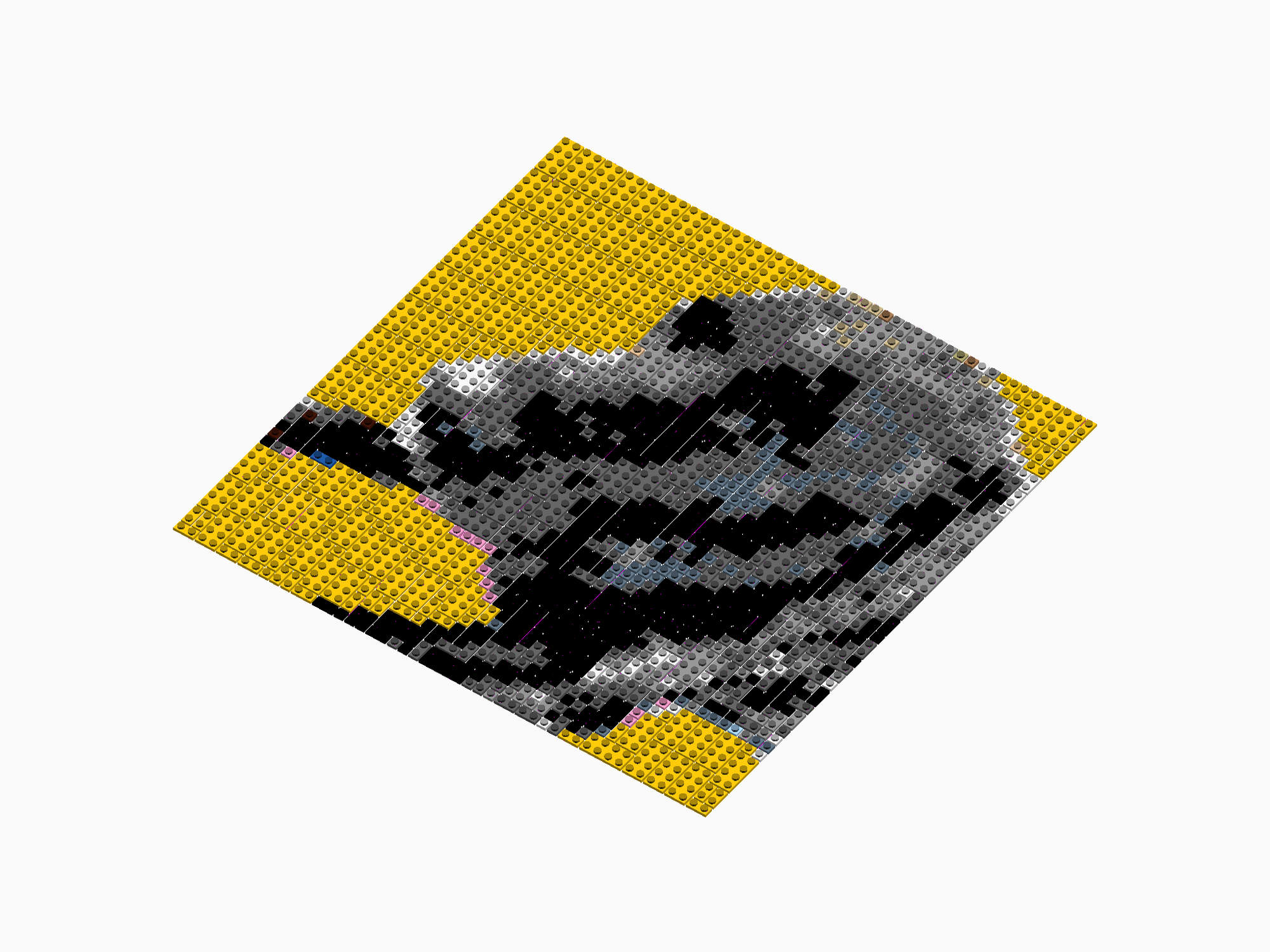 Custom Brick Mosaic