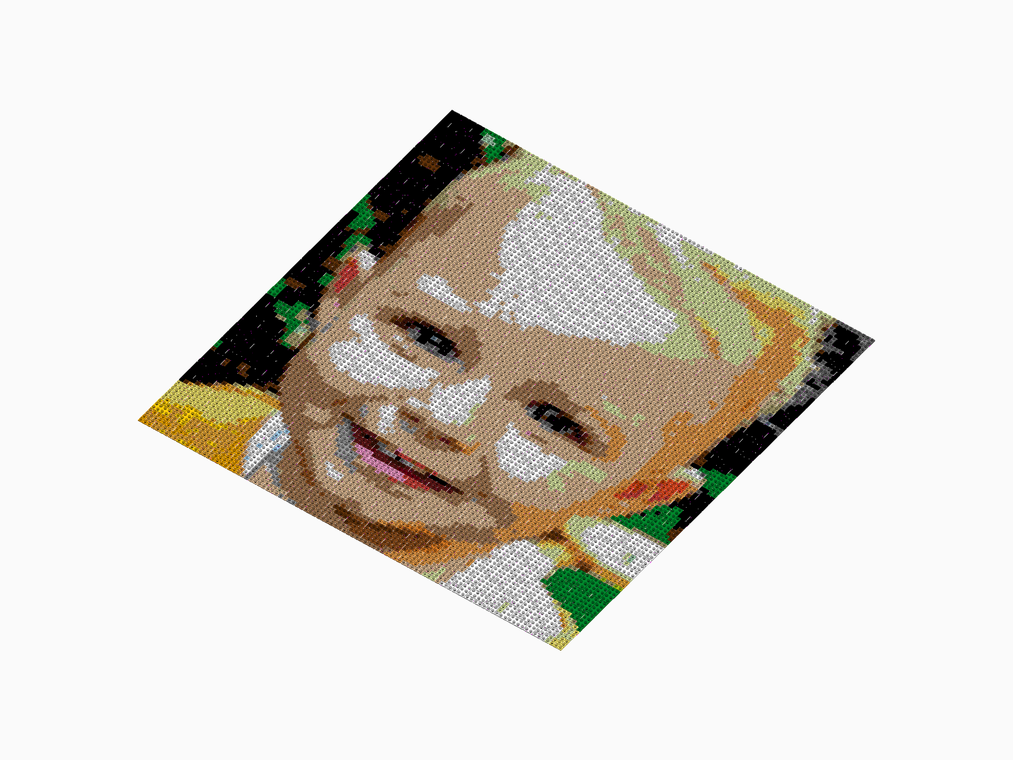Custom Brick Mosaic