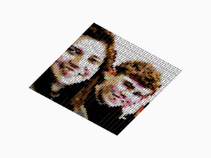 Custom Brick Mosaic
