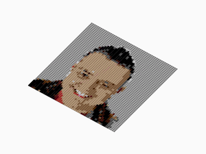 Custom Brick Mosaic