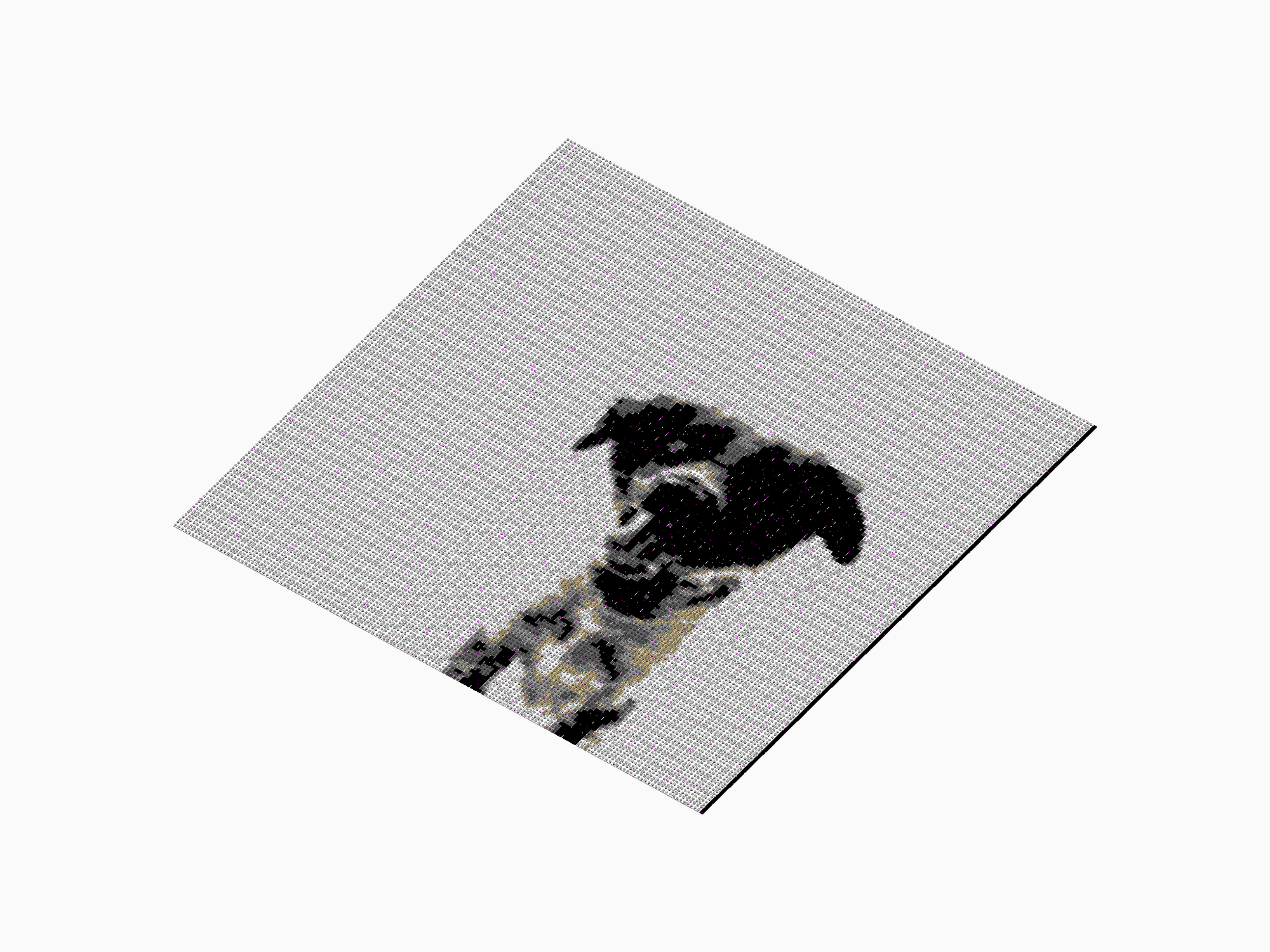 Custom Brick Mosaic