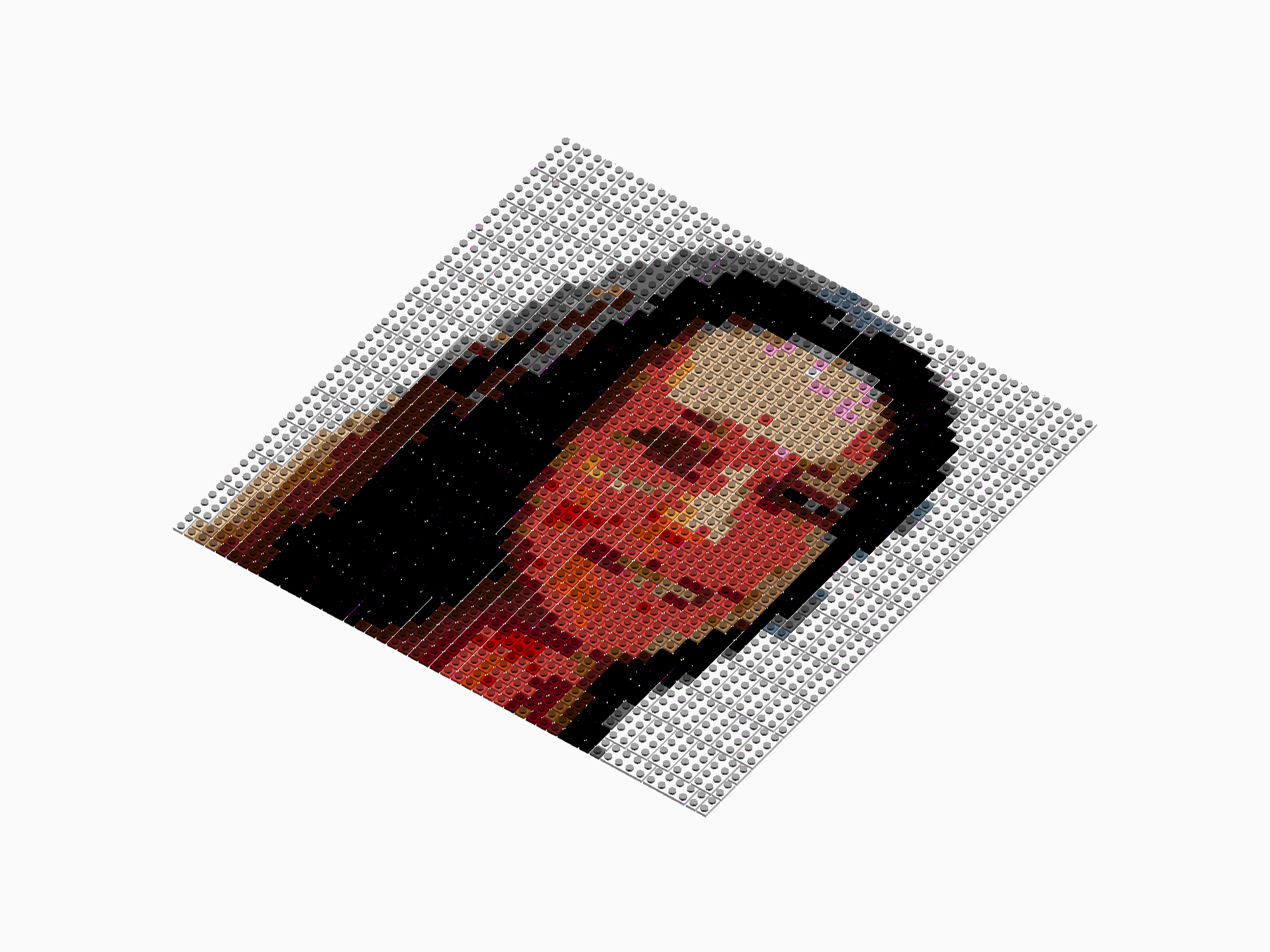 Custom Brick Mosaic