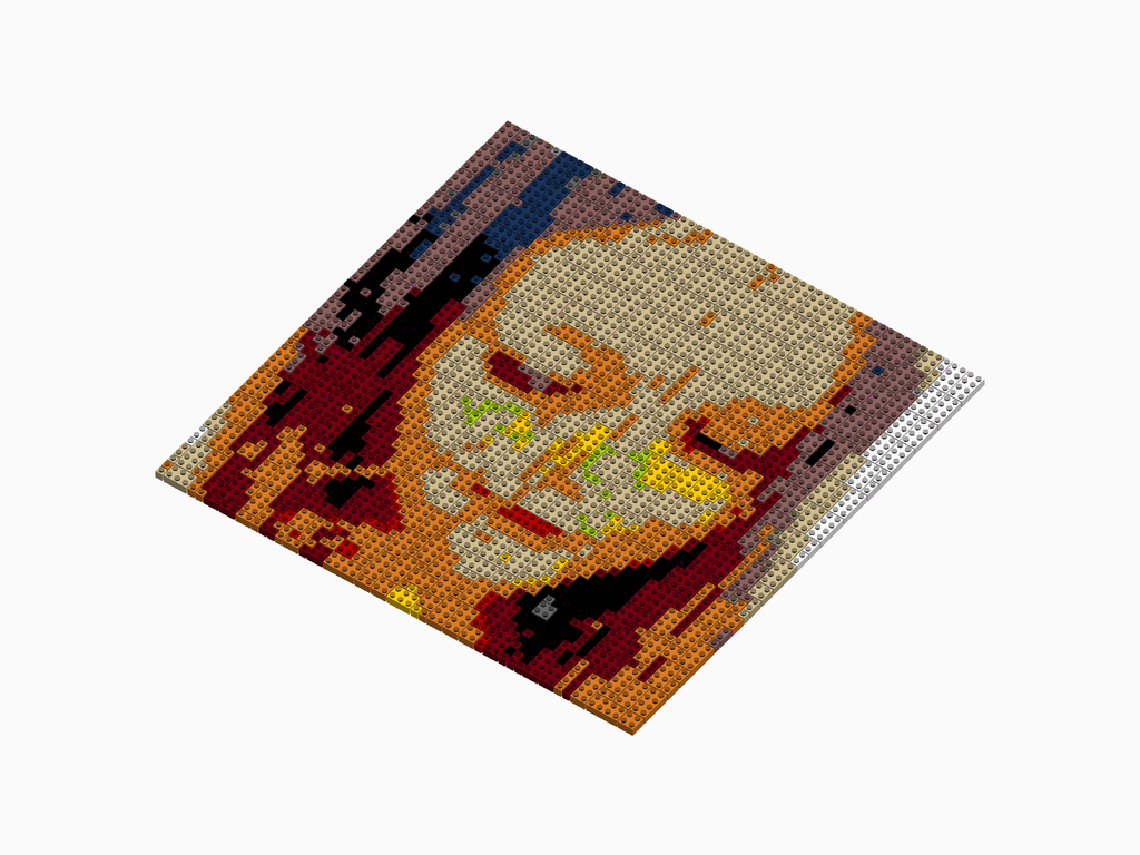 Custom Brick Mosaic