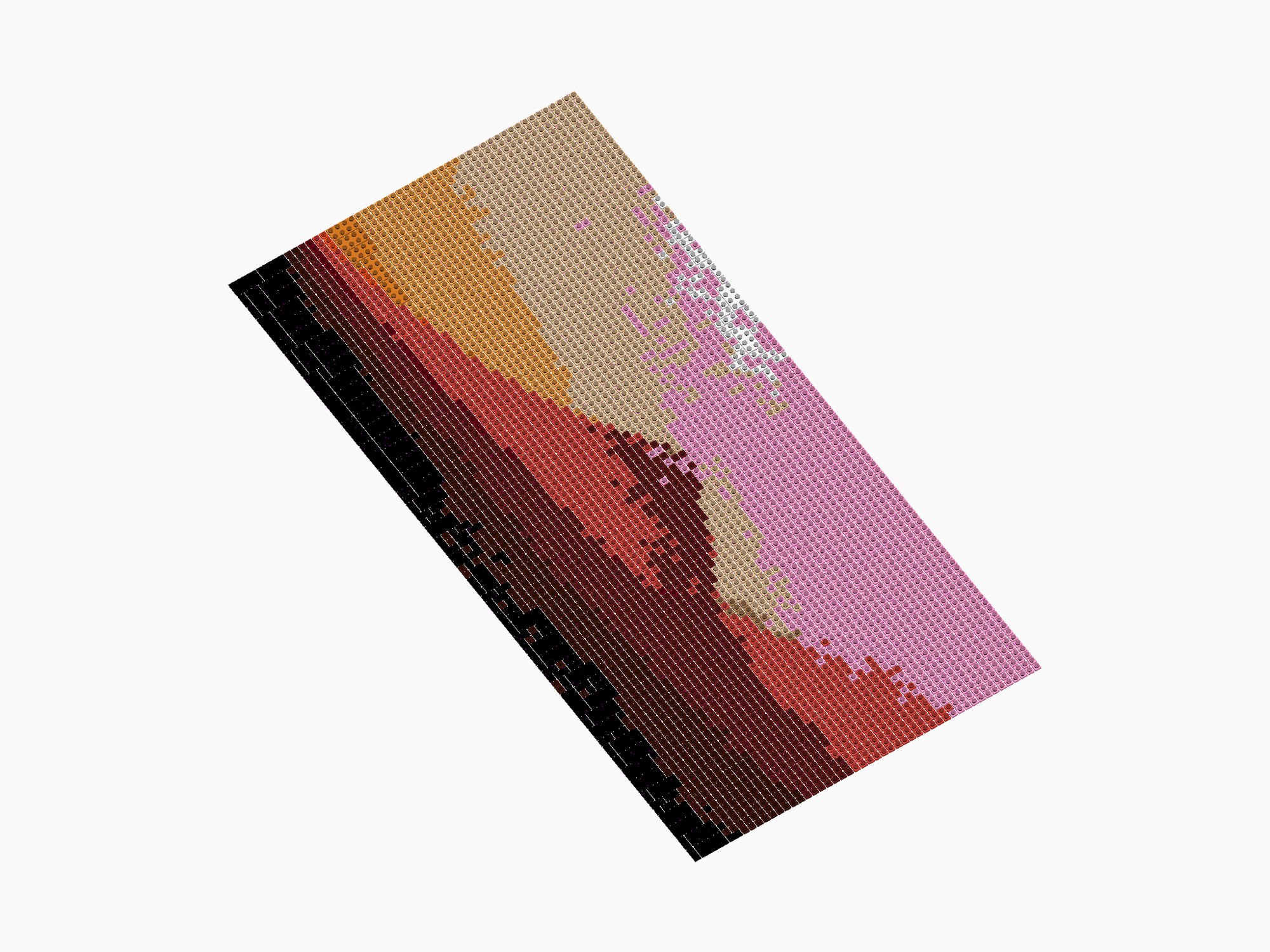 Custom Brick Mosaic