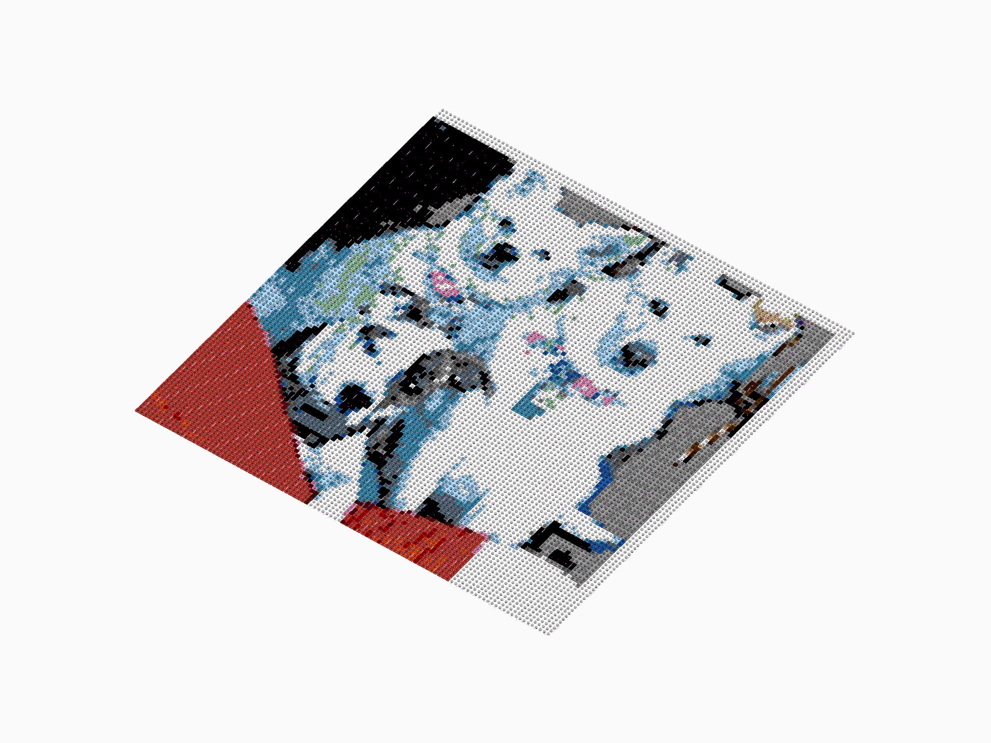 Custom Brick Mosaic