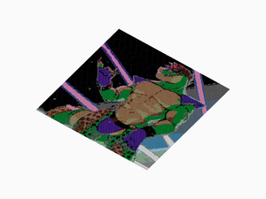 Custom Brick Mosaic