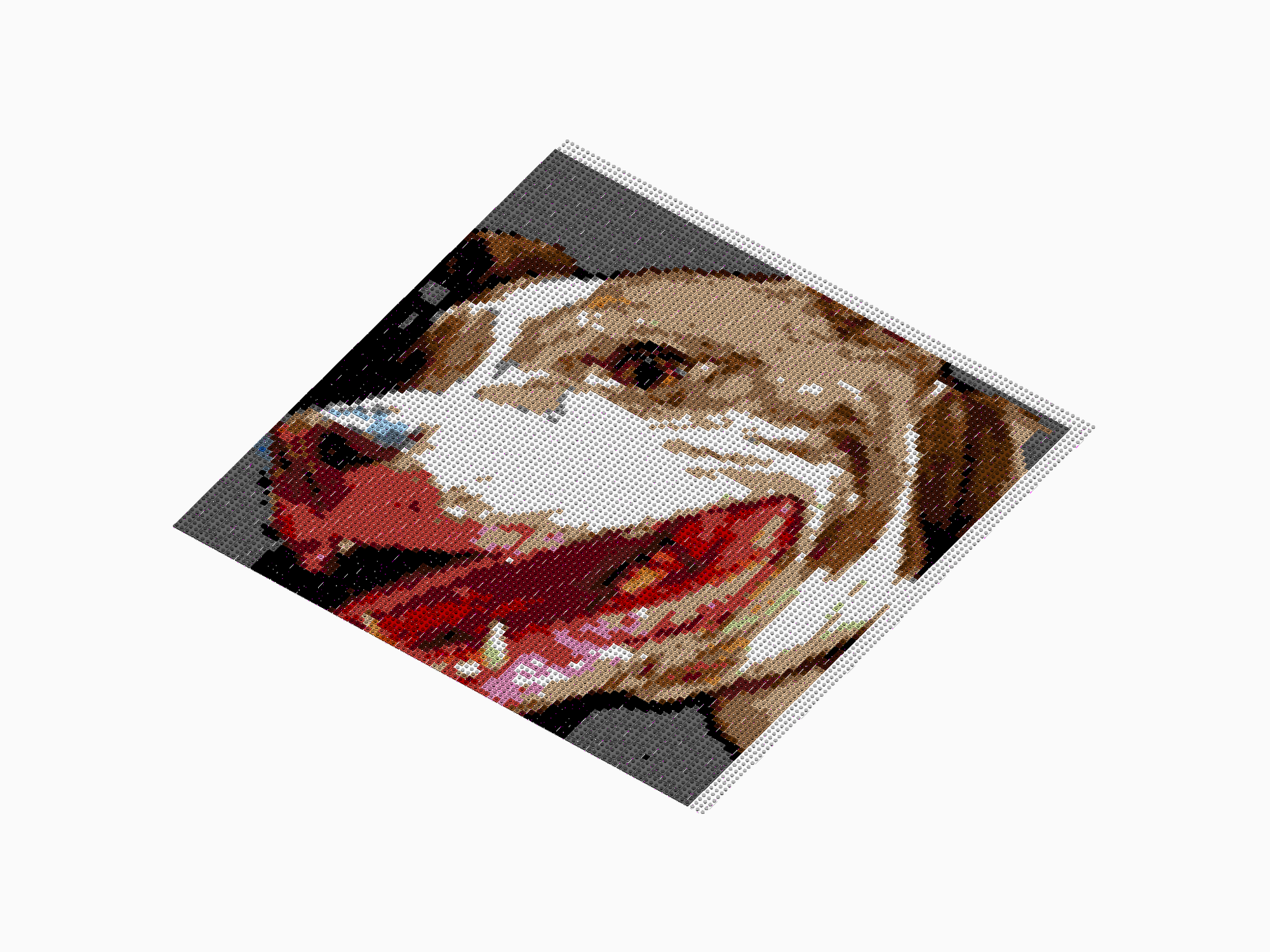 Custom Brick Mosaic