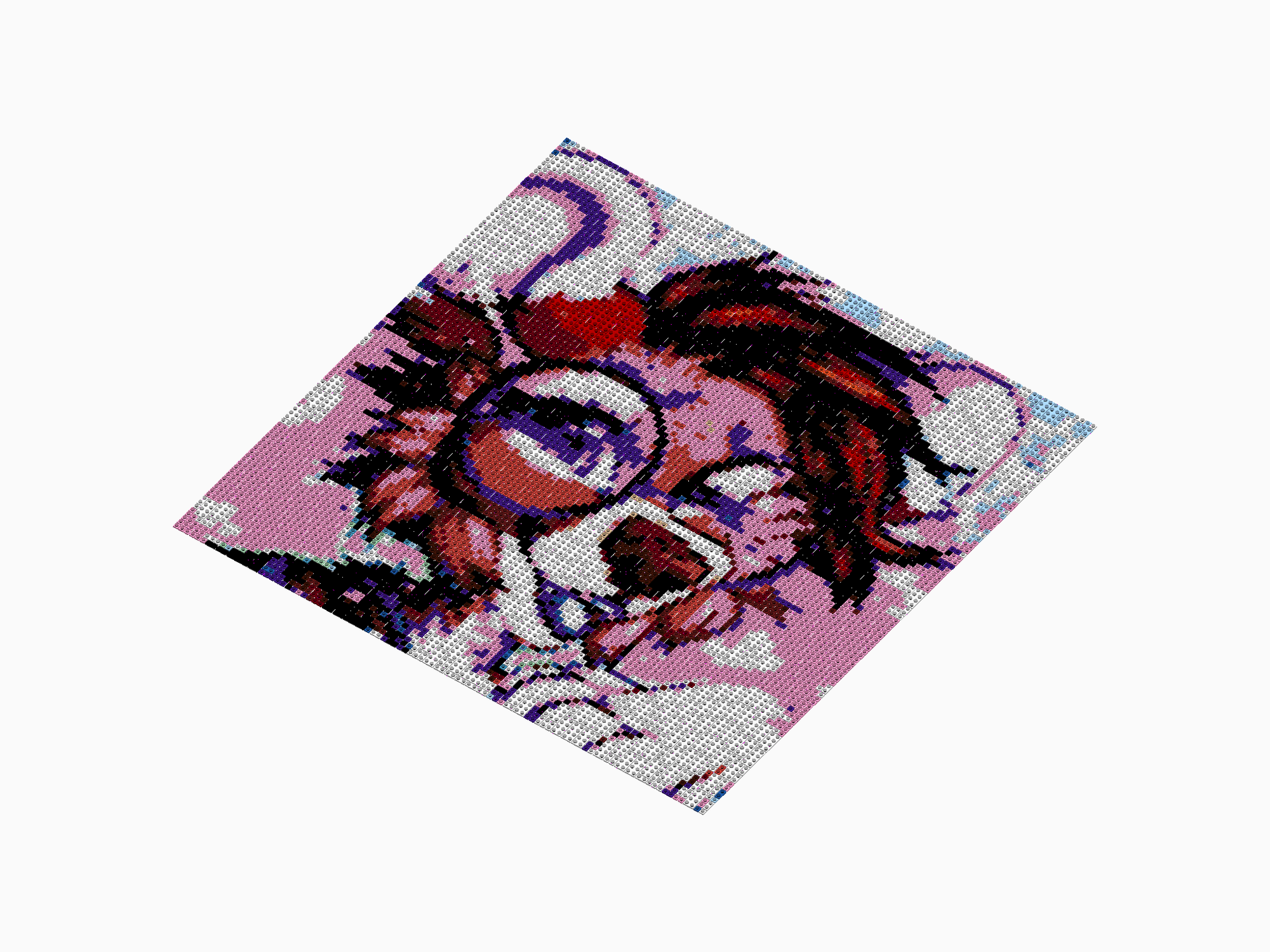 Custom Brick Mosaic