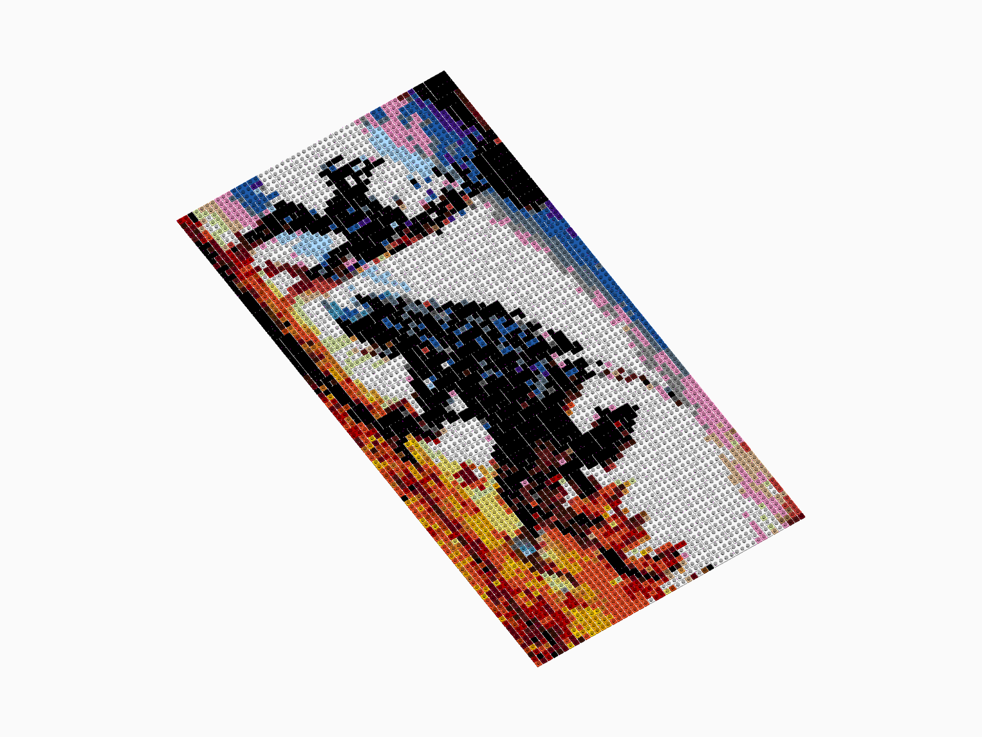 Custom Brick Mosaic