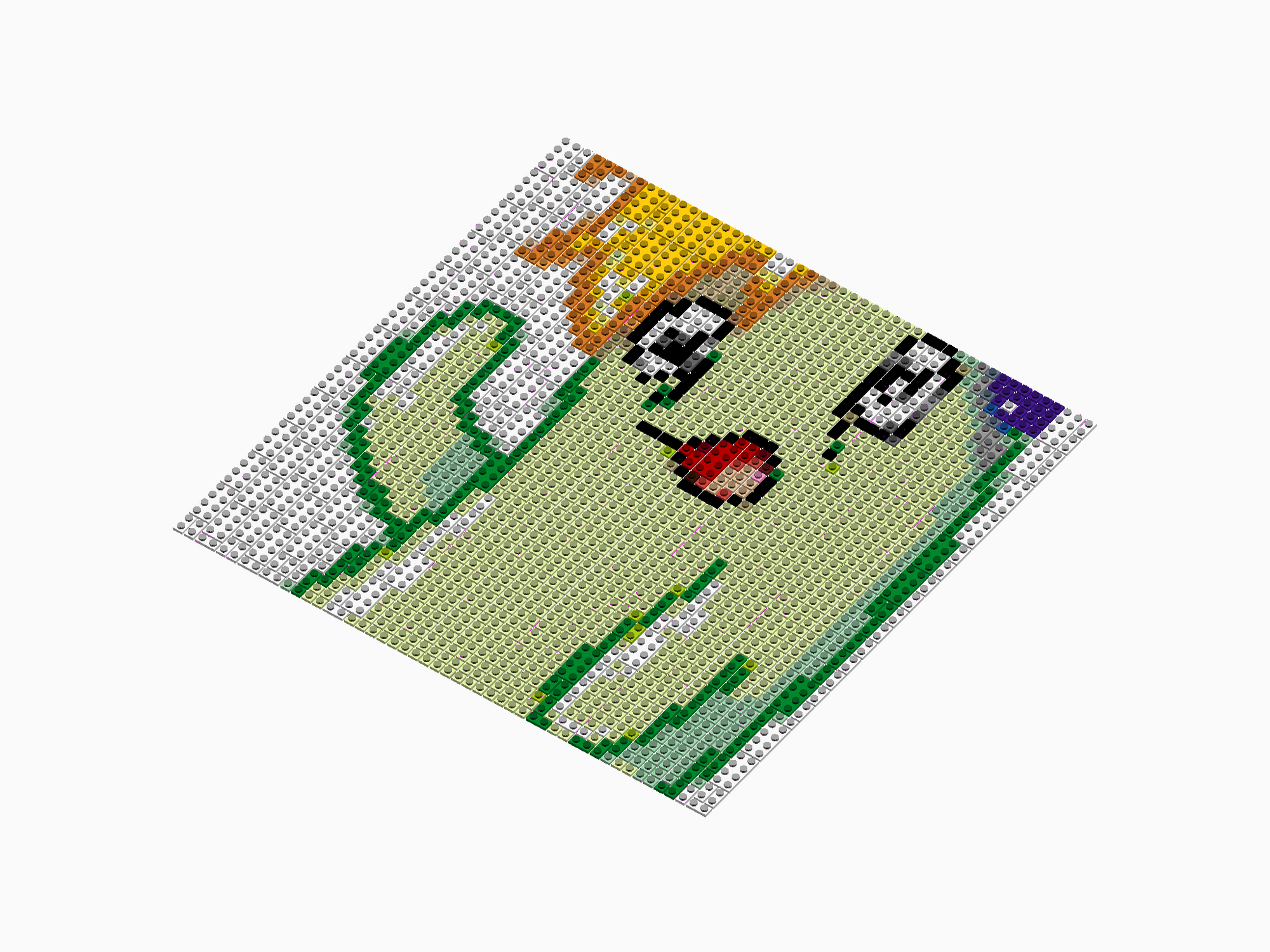 Custom Brick Mosaic