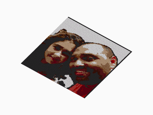 Custom Brick Mosaic