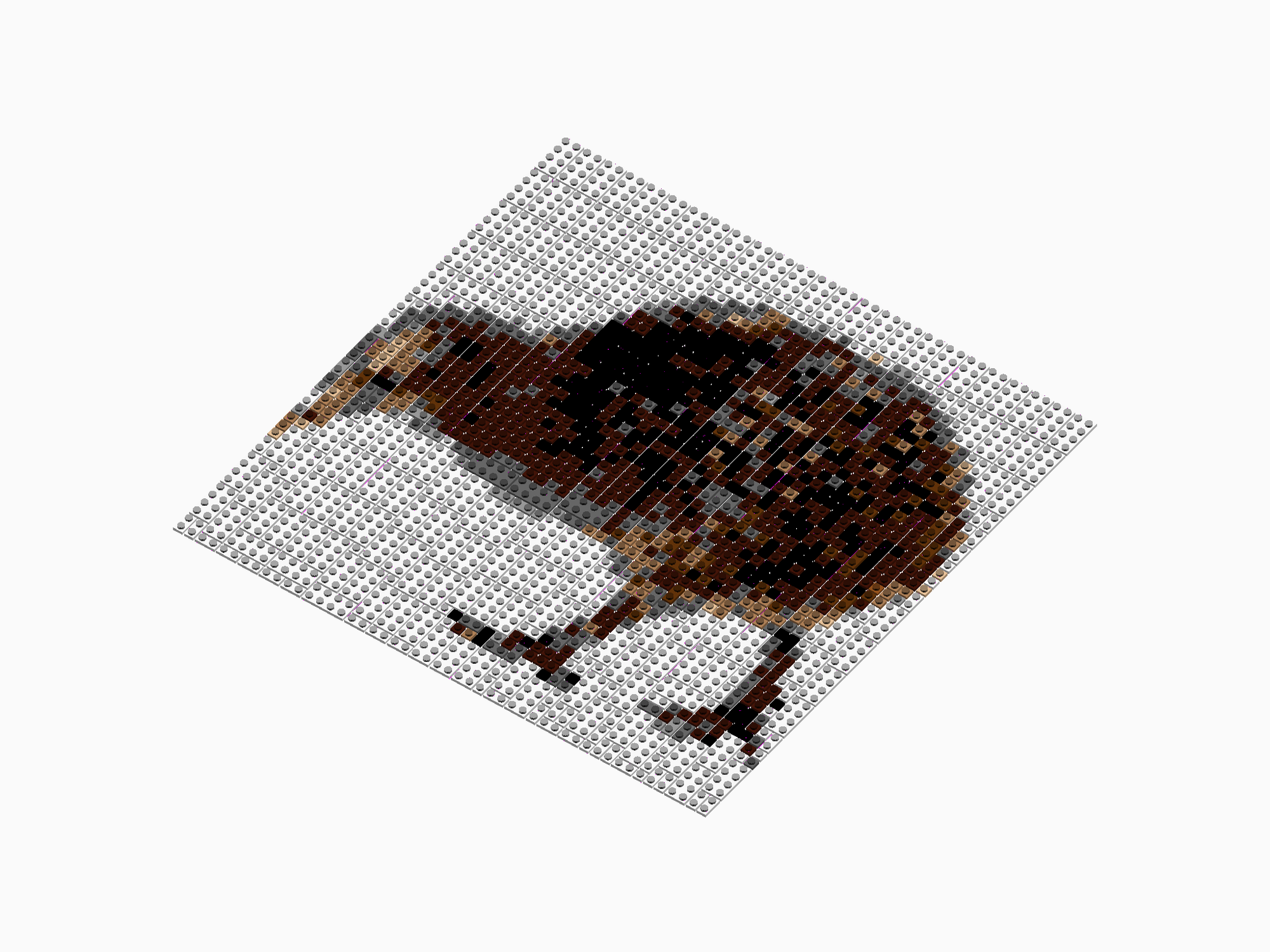 Custom Brick Mosaic