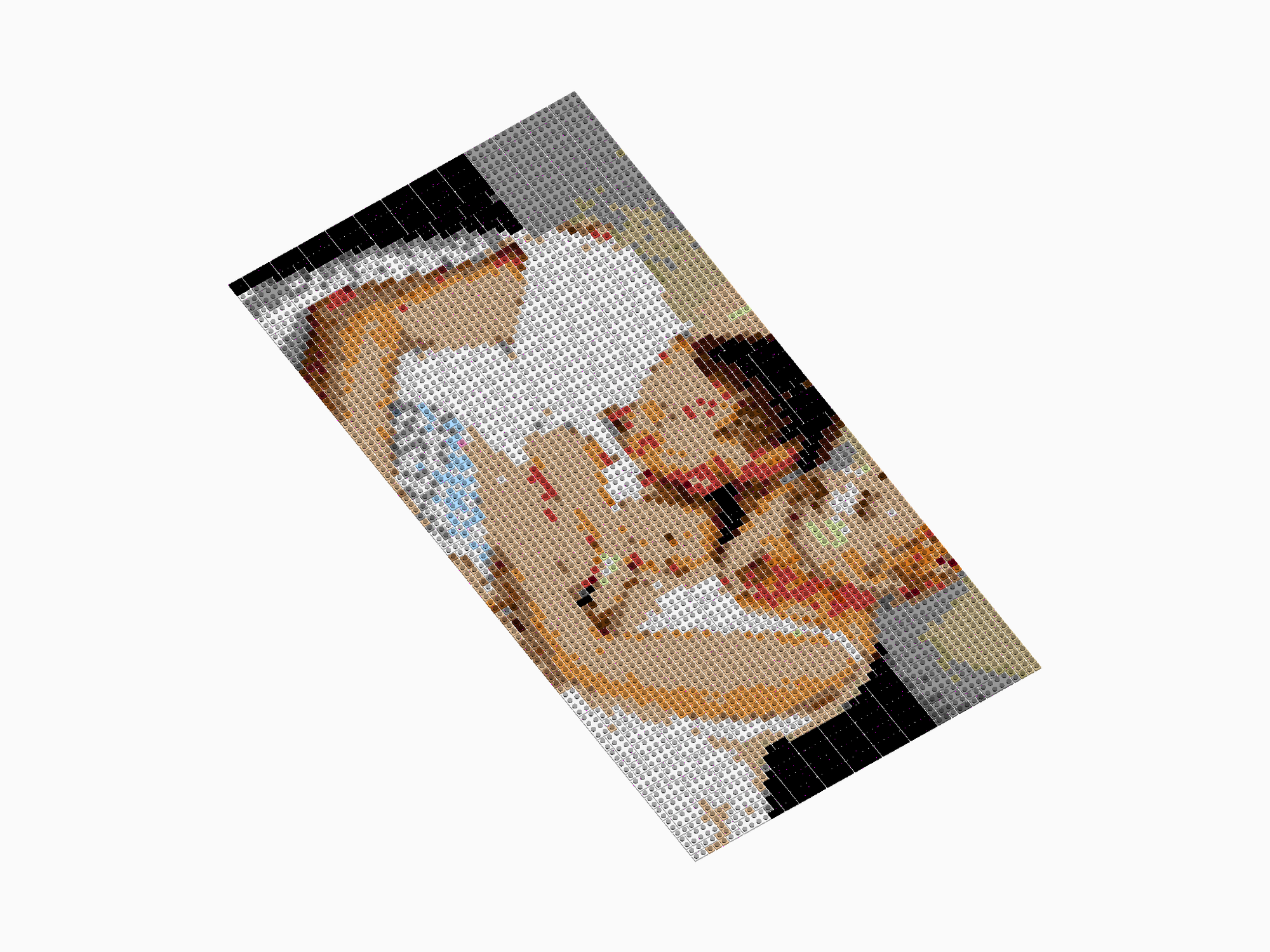 Custom Brick Mosaic