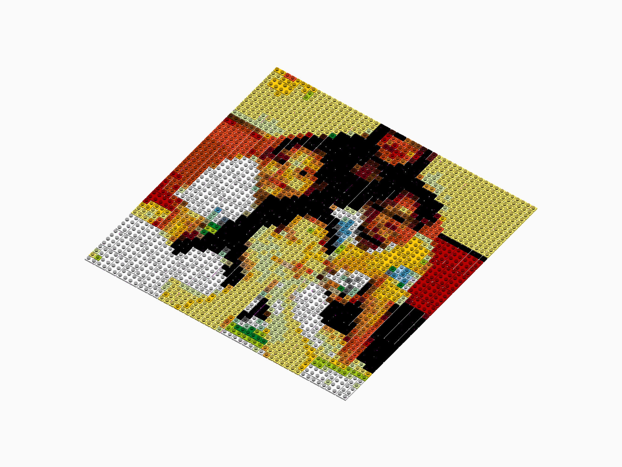 Custom Brick Mosaic