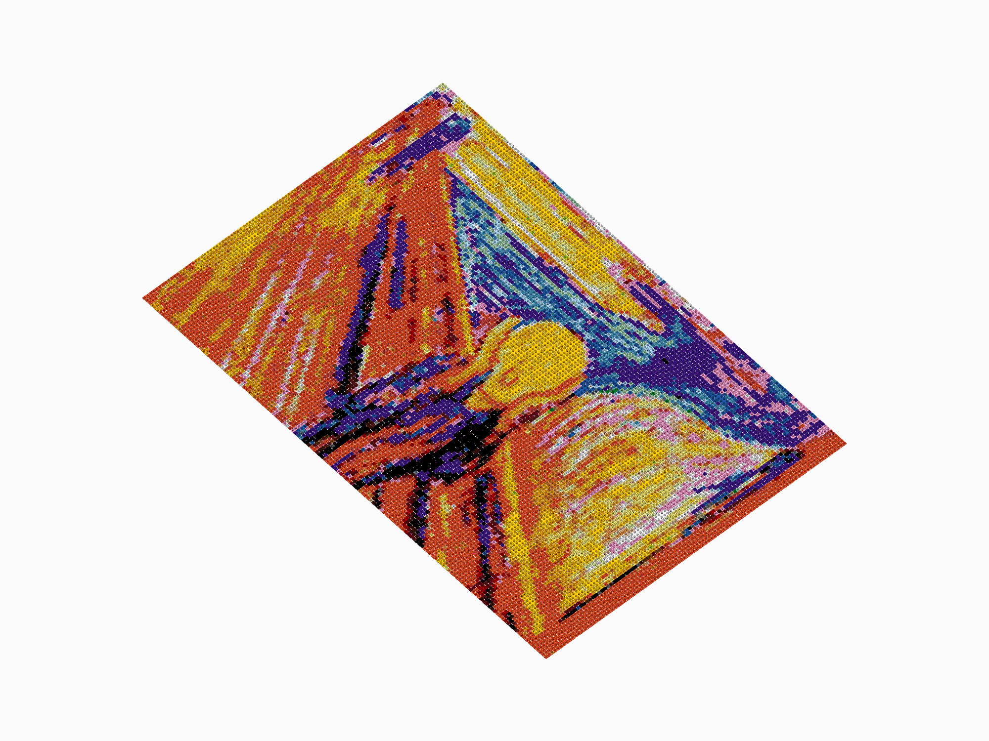 Custom Brick Mosaic