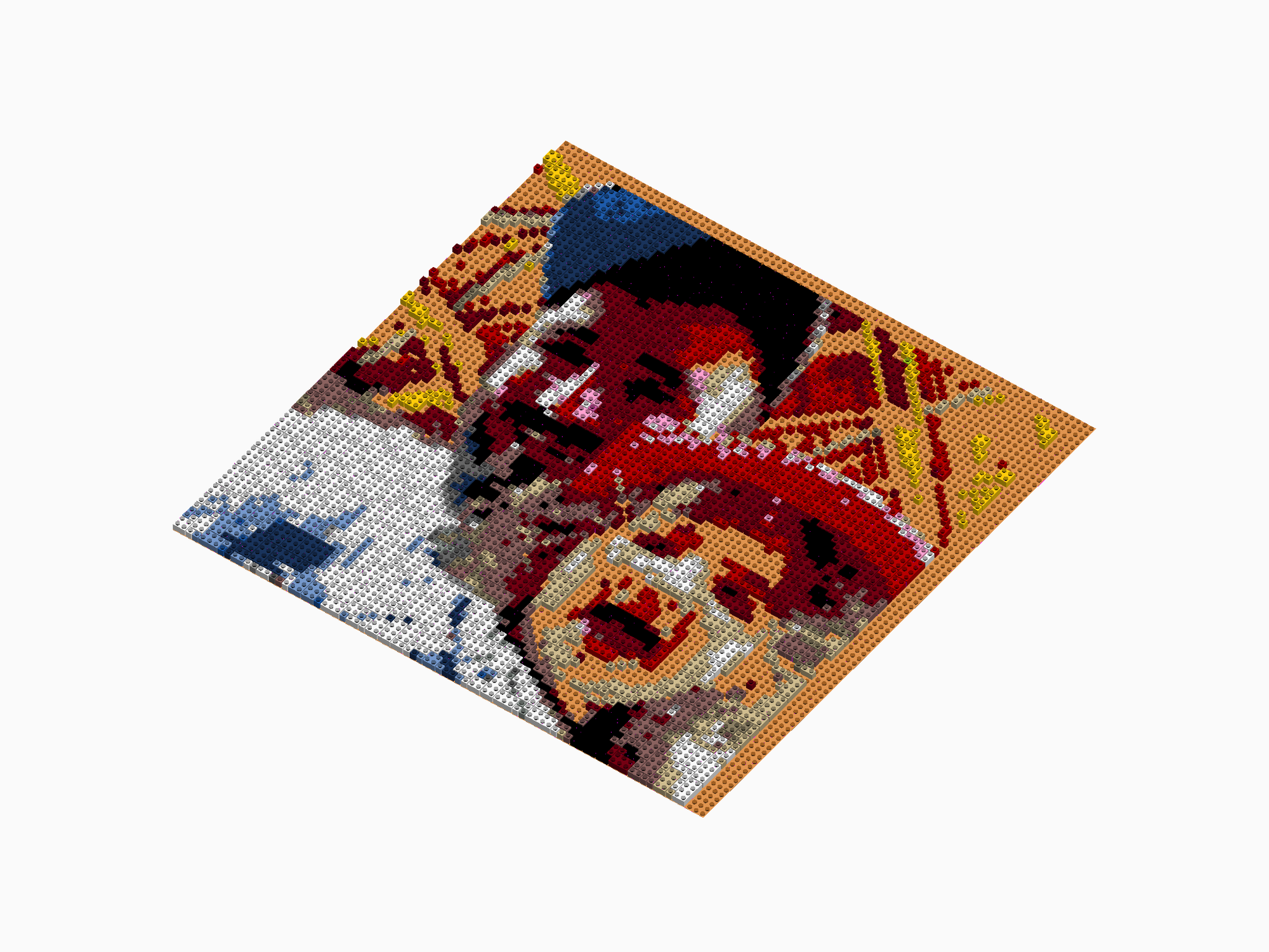 Custom Brick Mosaic