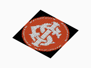 Custom Brick Mosaic