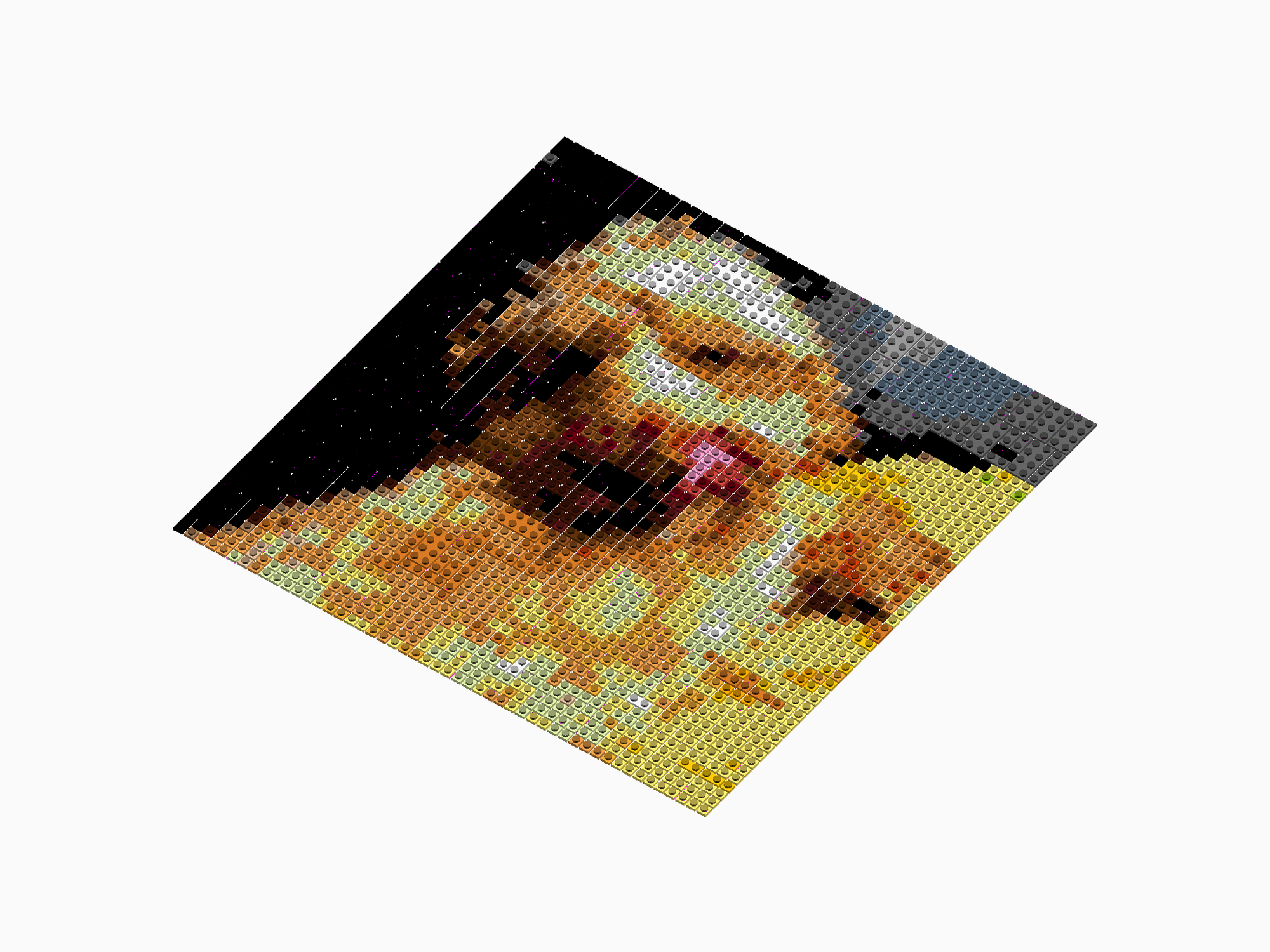 Custom Brick Mosaic