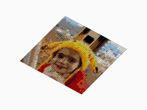 Custom Brick Mosaic